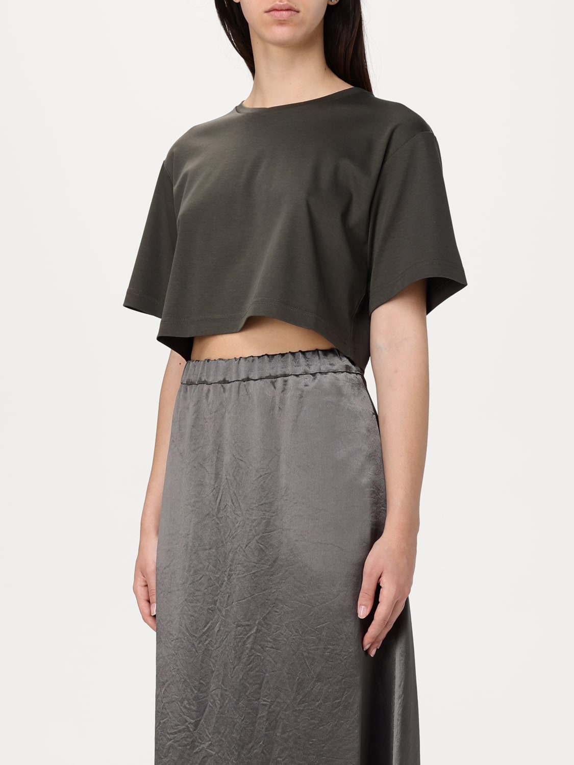 Tシャツ・カットソー MAX MARA STUDIO Women Tunic Tops 2516191014600UMILE038 GREEN Tops and T-shirts L Woman | Max Mara