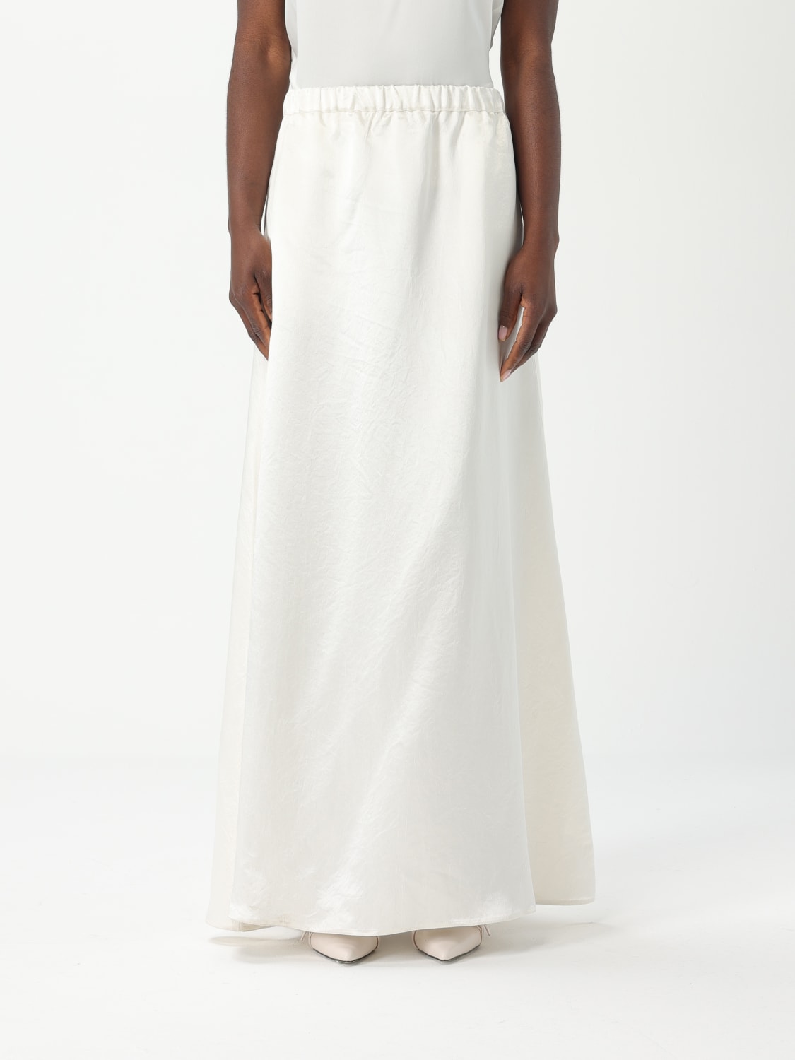 スカート MM Max Mara Woman Skirt White 2516101028600 001 MM MAX MARA: Skirt woman - White | Mm Max Mara skirt