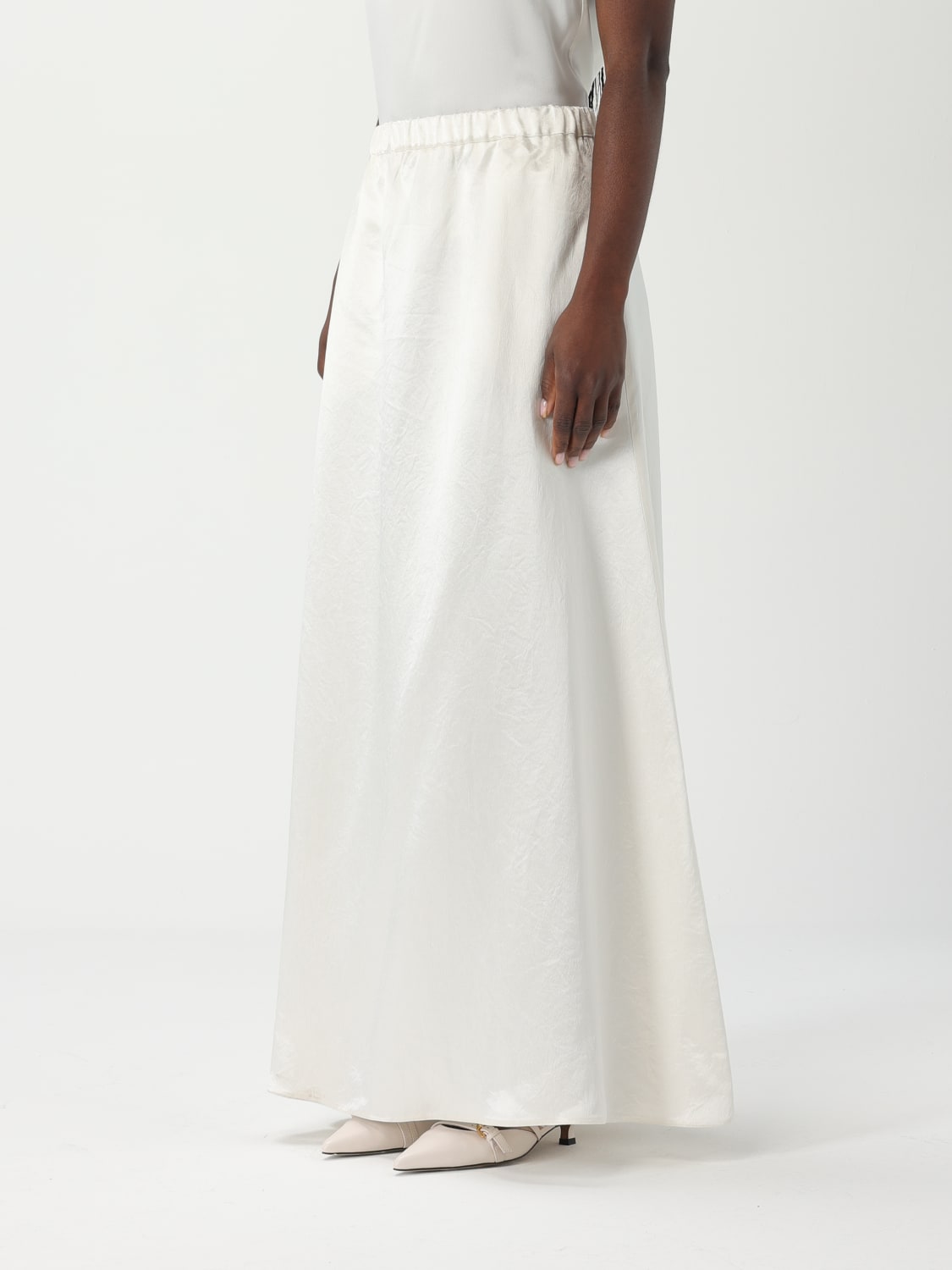 スカート Max Mara SS25 Max Mara Skirts White (2511101343600 001) Skirts White and beige Woman | Max Mara