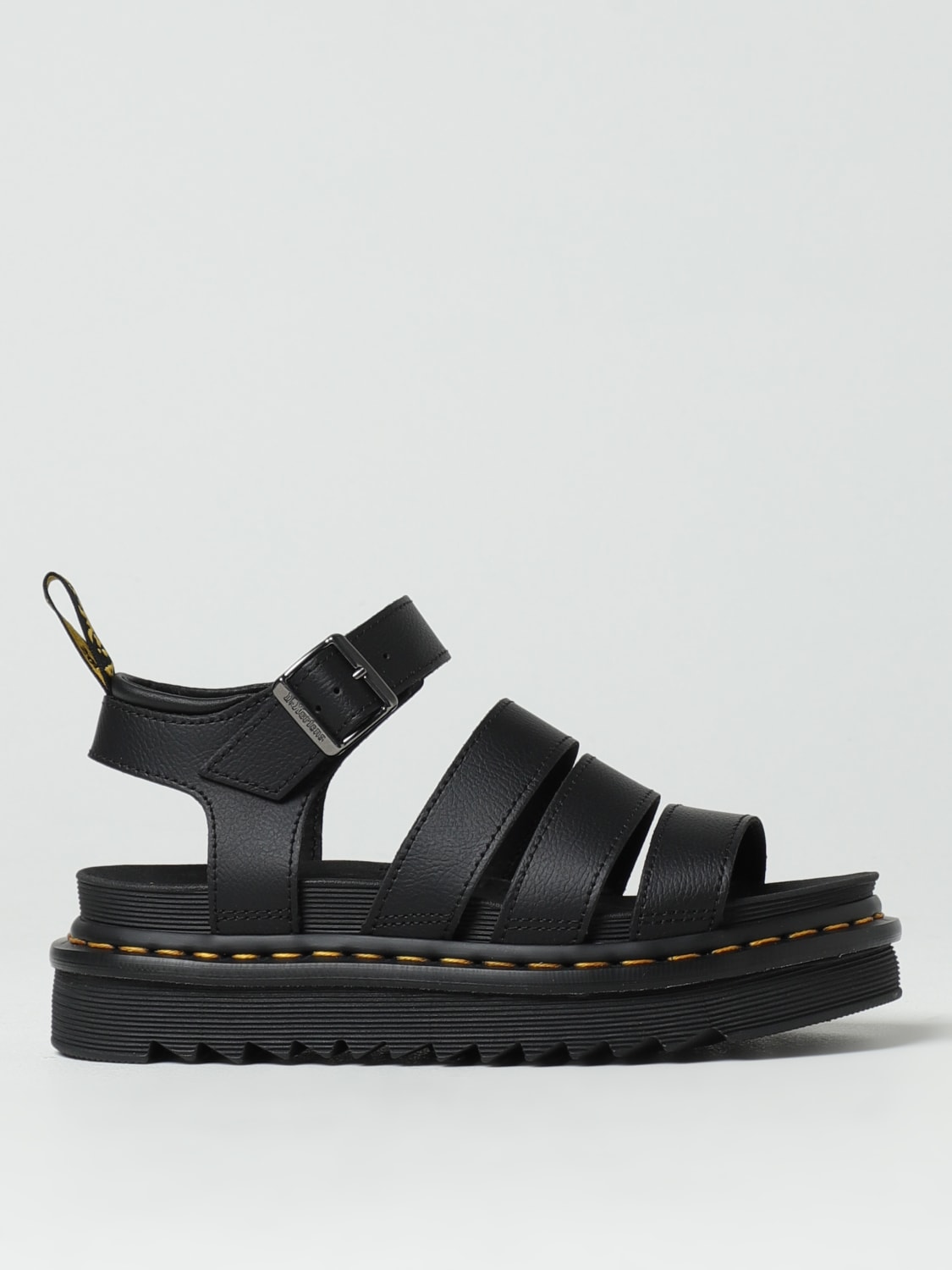 DR. MARTENS HEELED SANDAL: Shoes woman Dr. Martens, Black - Img 1