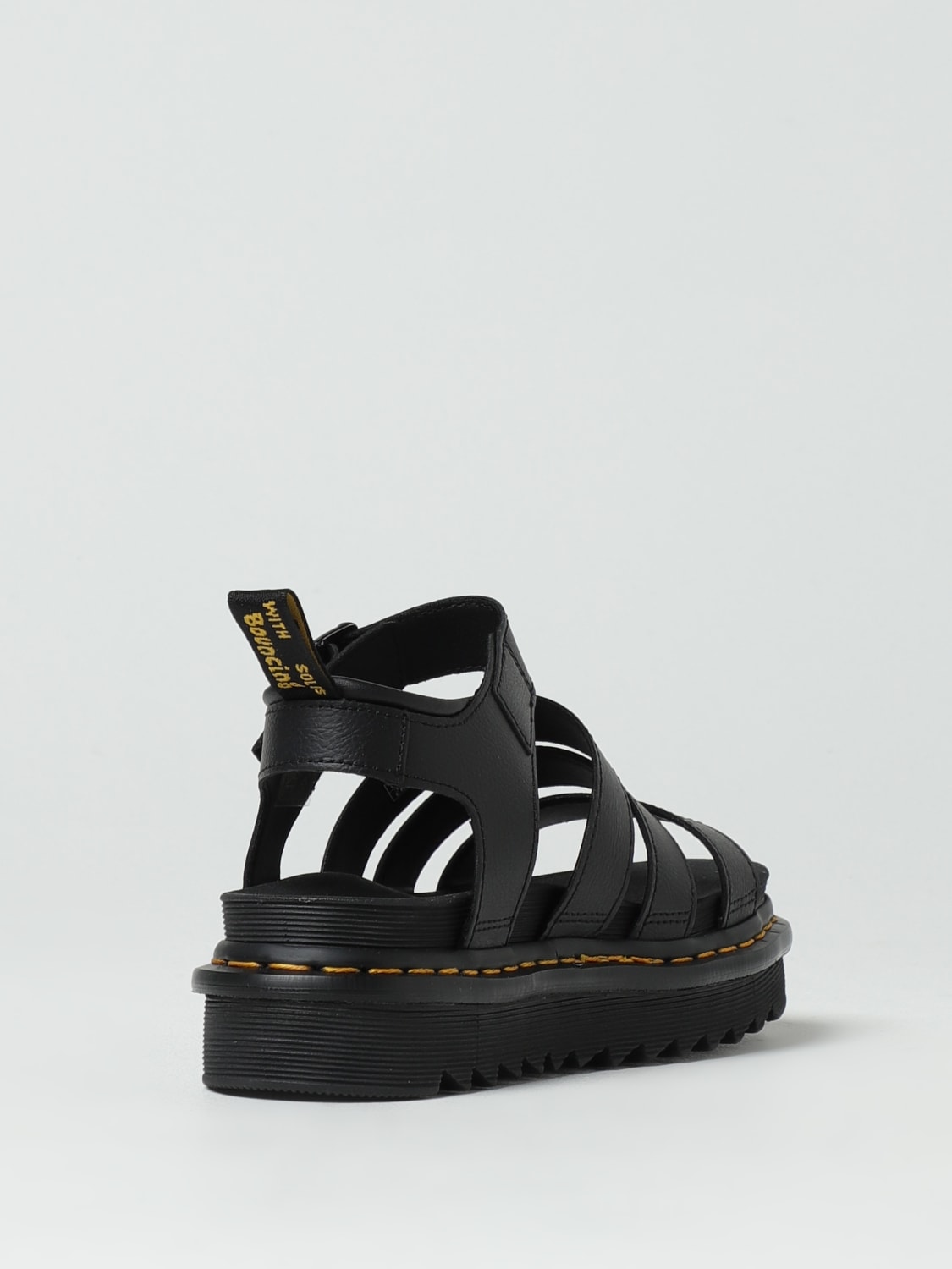 DR. MARTENS HEELED SANDAL: Shoes woman Dr. Martens, Black - Img 3
