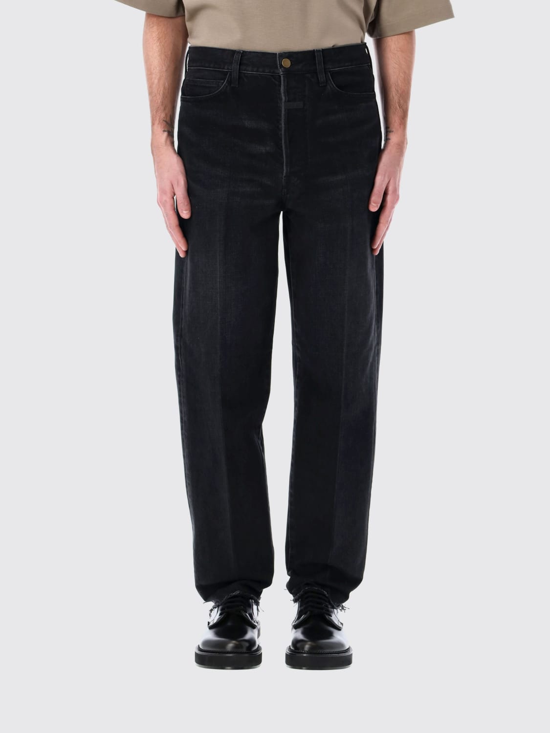 FEAR OF GOD JEANS: Jeans men Fear Of God, Black - Img 1