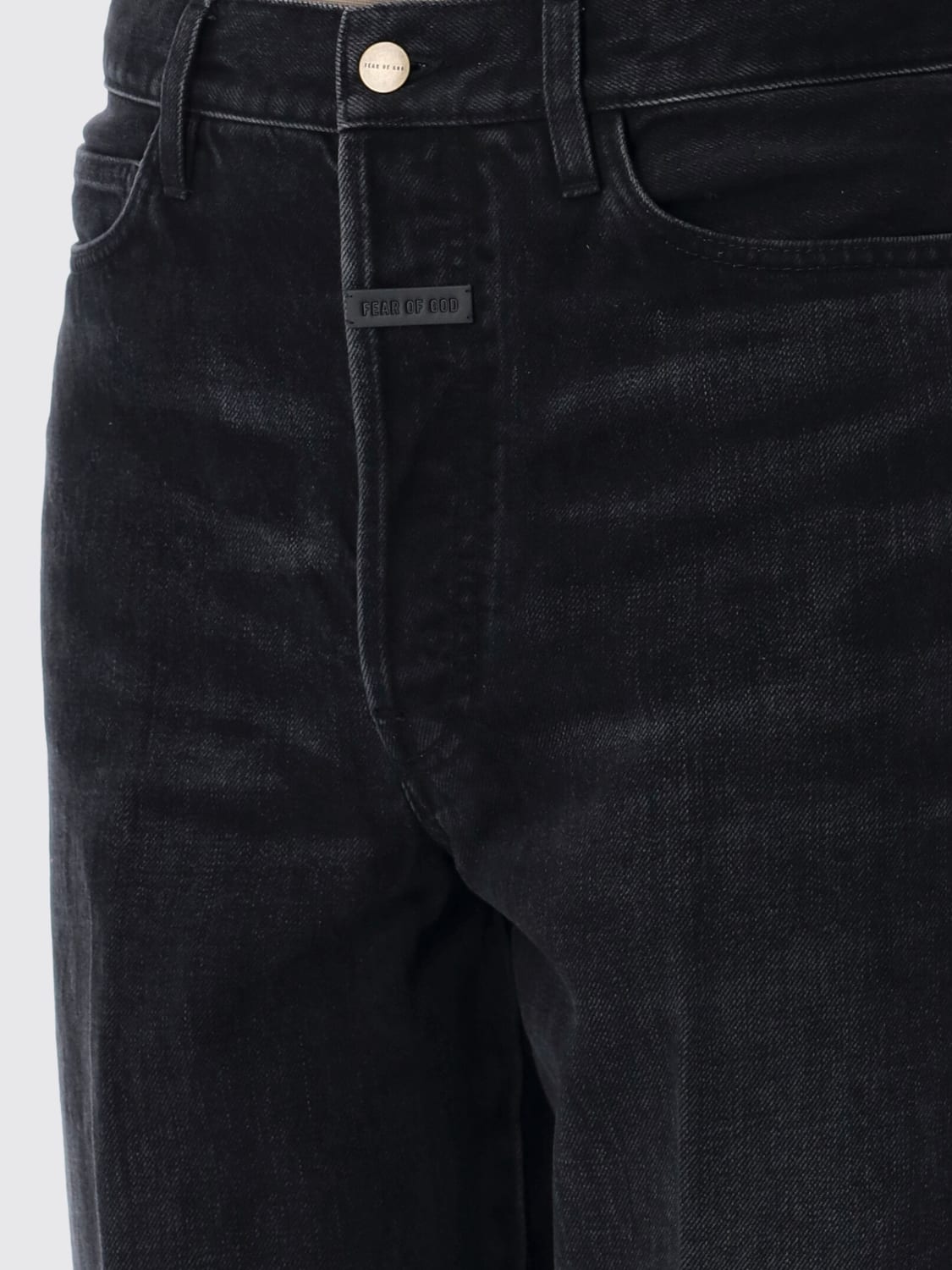 FEAR OF GOD JEANS: Jeans men Fear Of God, Black - Img 3