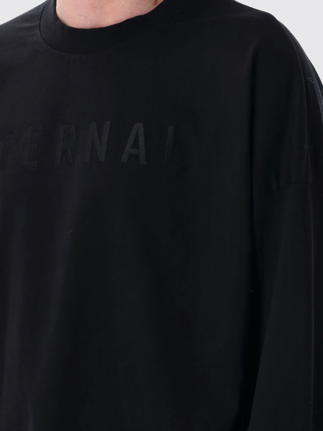 FEAR OF GOD 스웨터: 티셔츠 남성 Fear Of God, 블랙 - Img 3