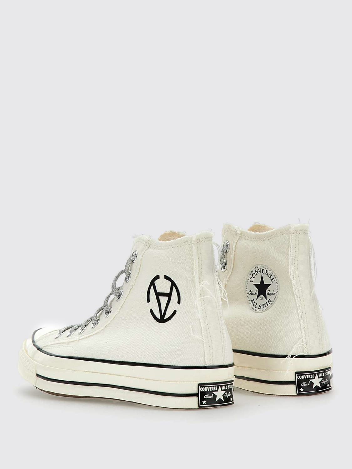 CONVERSE SNEAKERS: Sneakers Chuck 70 Slam Jam x Converse in canvas , Bianco - Img 3