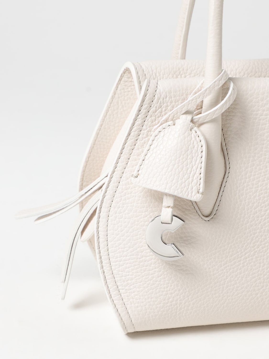 COCCINELLE: Shoulder bag woman - White | Coccinelle handbag