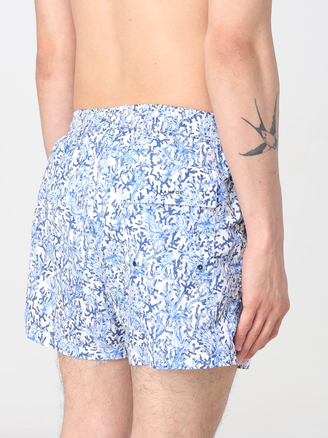 KAMPOS SWIMSUIT: Swimsuit men Kampos, Gnawed Blue - Img 3