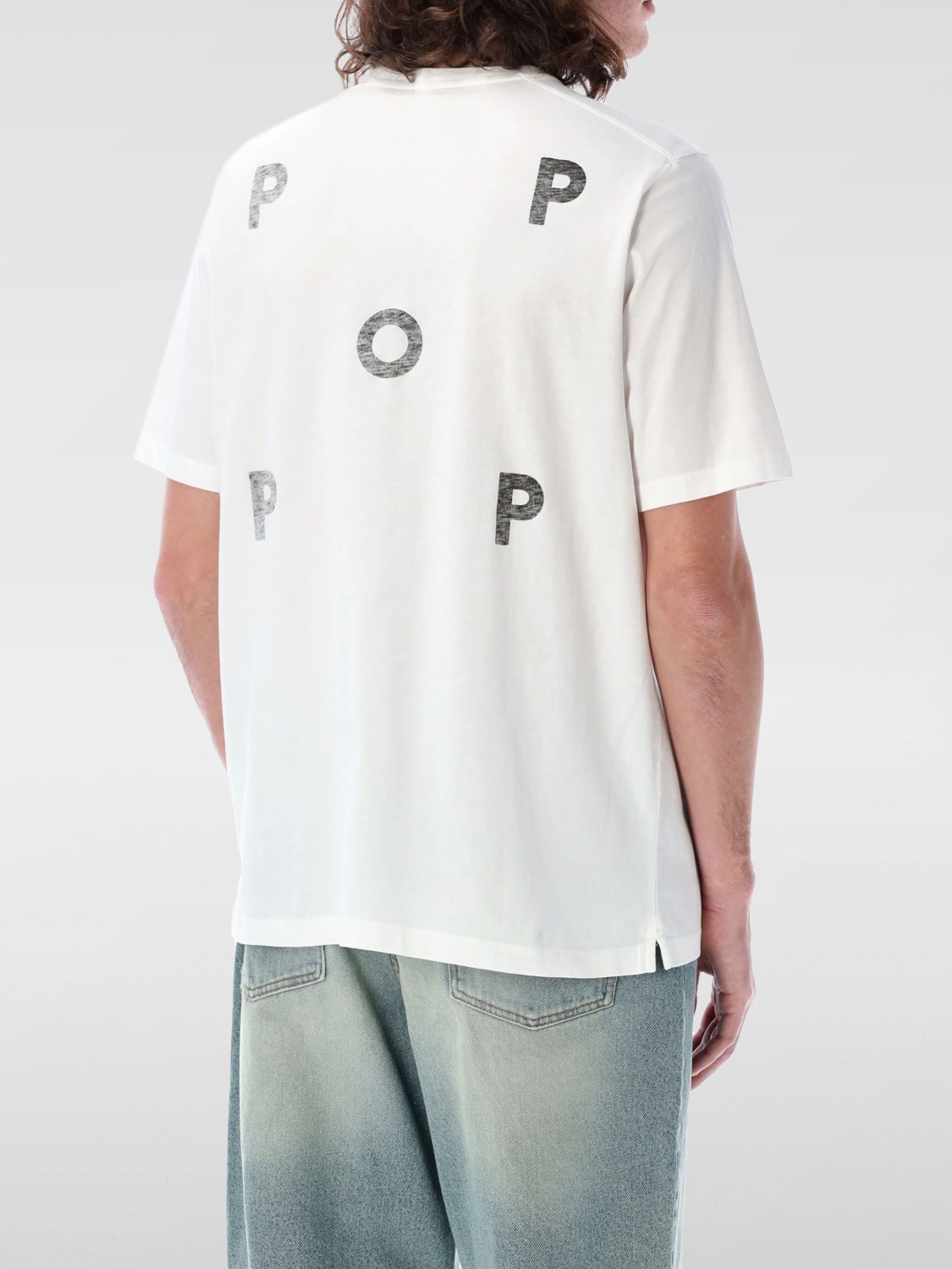 Tシャツ・カットソー Pop Trading Company INSIDE LOGO TEE (POPSS2502028 WHITE) Pop Inside Logo T-Shirt White