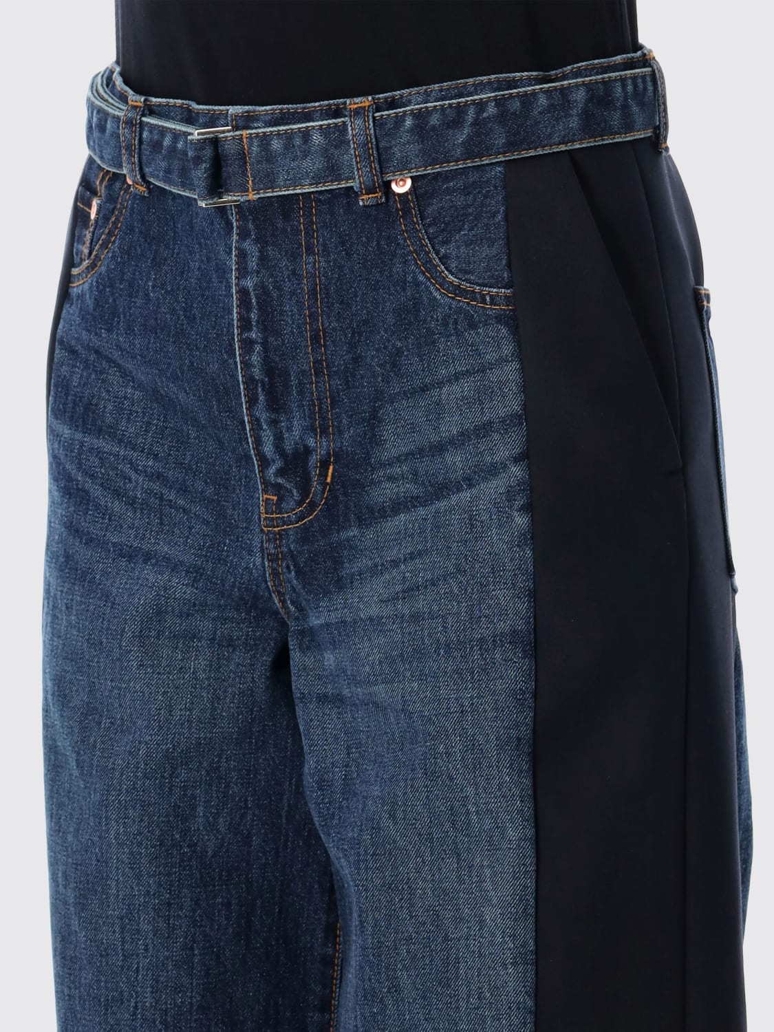 SACAI JEANS: Jeans woman Sacai, Blue - Img 3