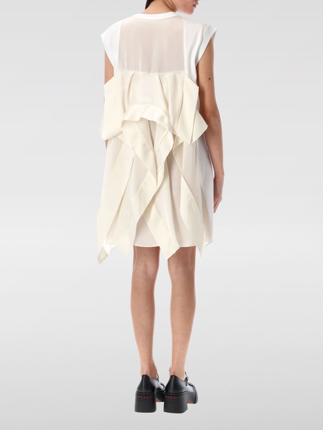 SACAI: Dress woman - White | Sacai dress 2507914 online at