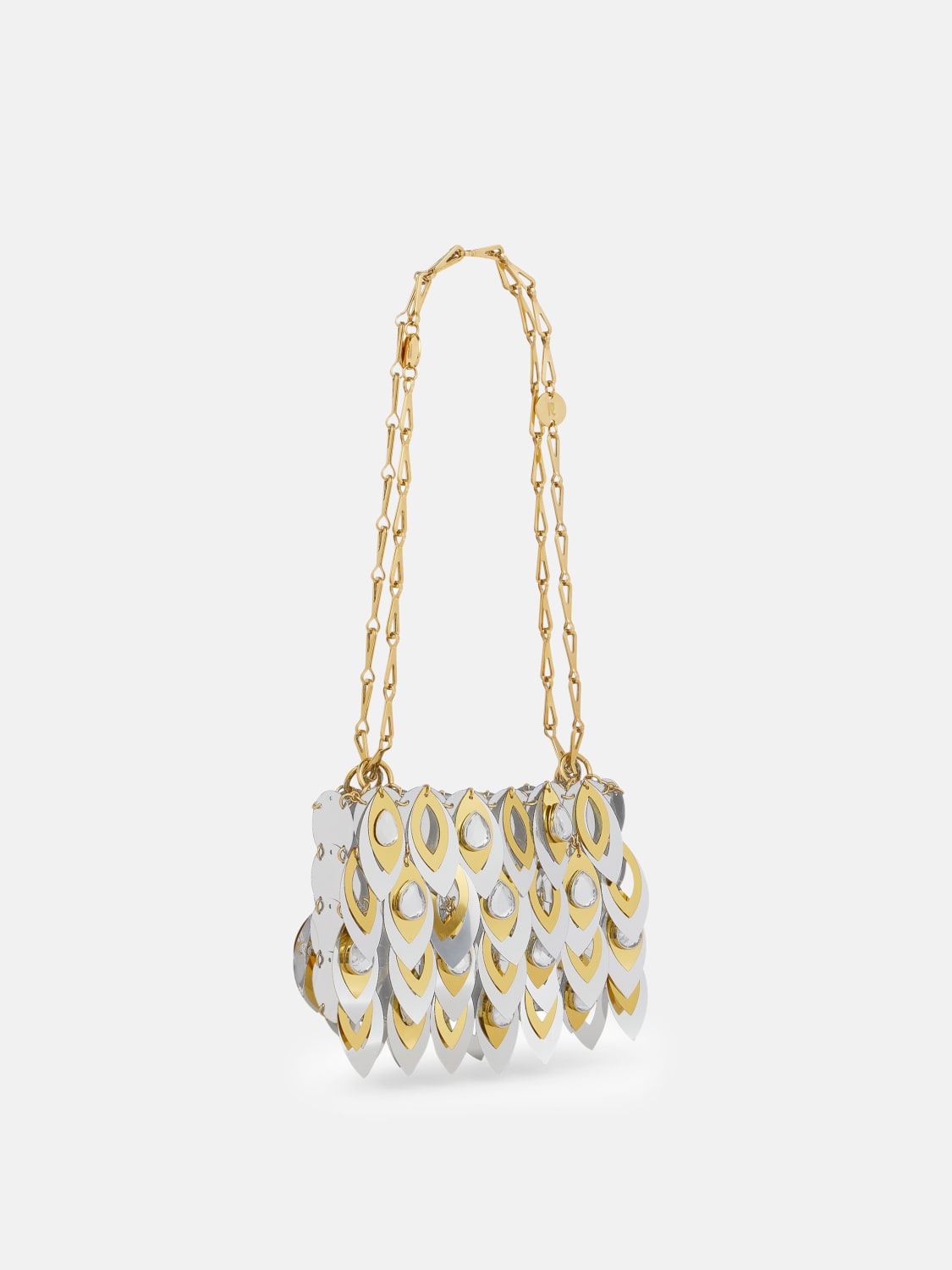 RABANNE: Shoulder bag woman - Silver | Rabanne mini bag