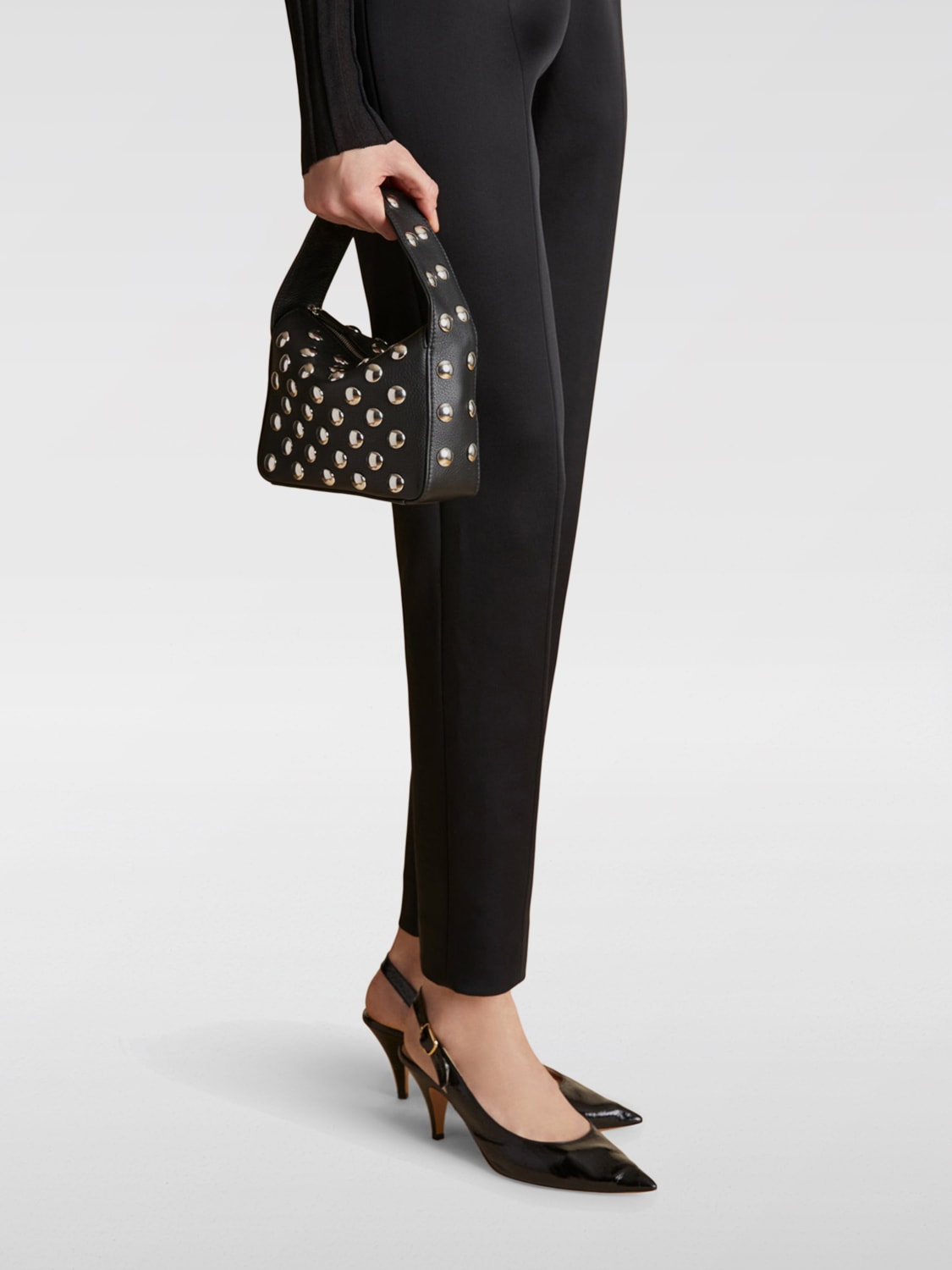 KHAITE BOLSO DE MANO: Bolso de hombro mujer Khaite, Negro - Img 2