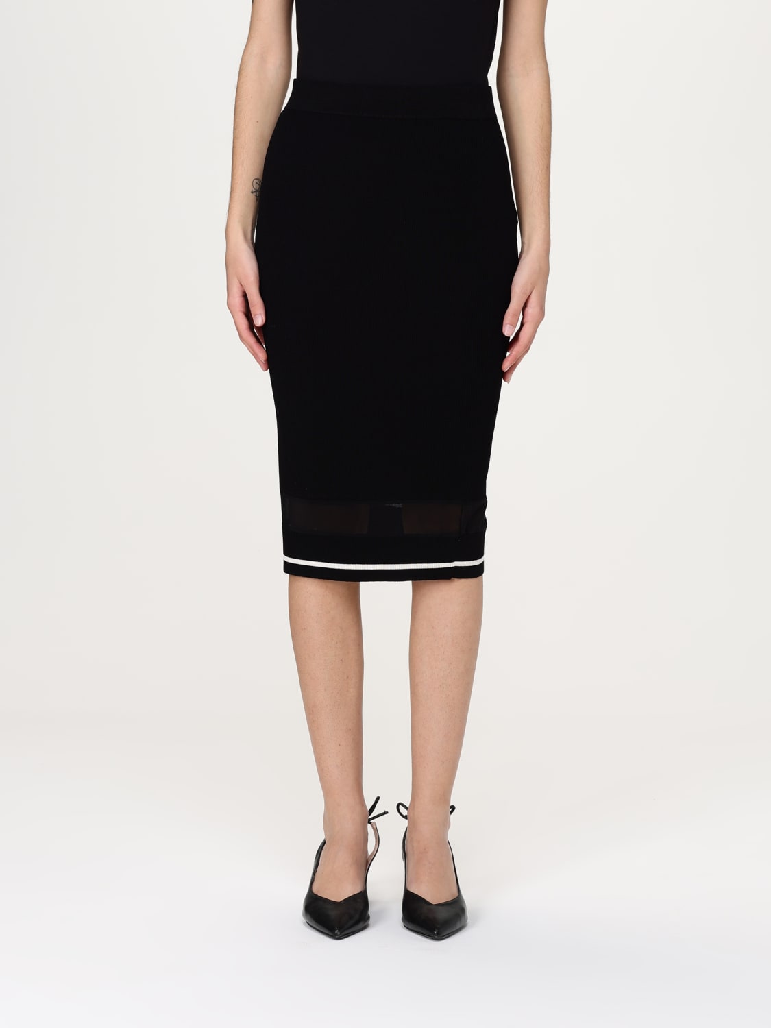 LIU JO SKIRT: Skirt woman Liu Jo, Black - Img 1