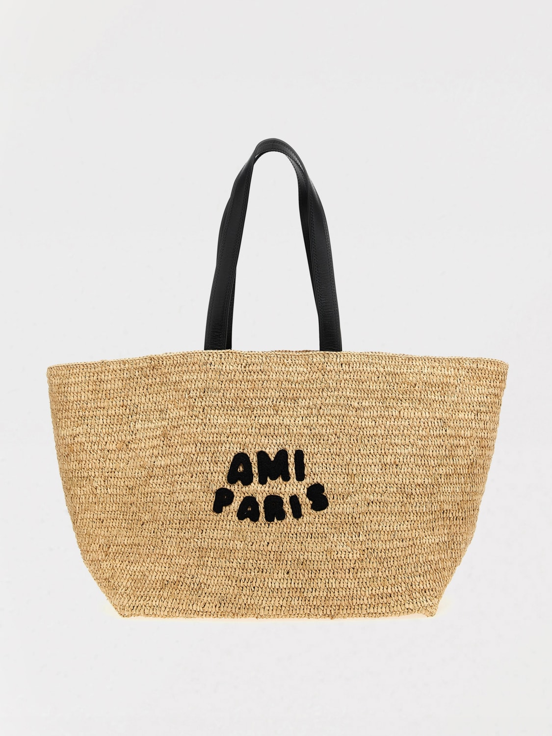 AMI PARIS SHOULDER BAG: Bags men Ami Paris, Beige - Img 1