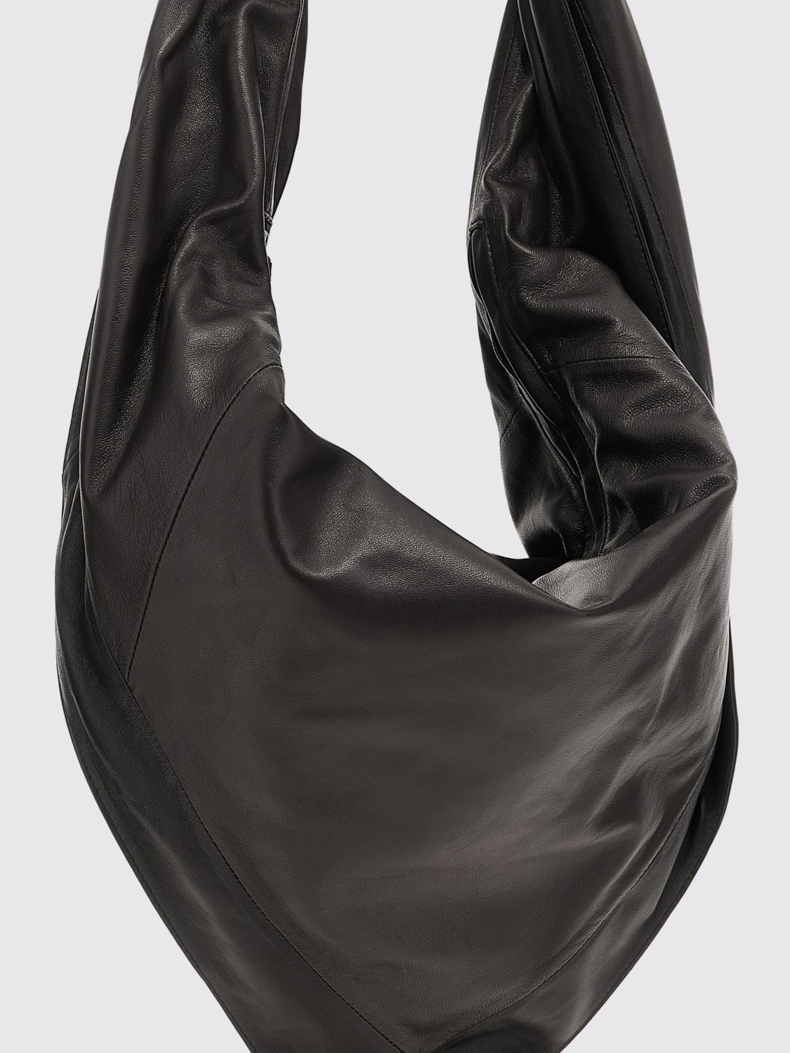 ショルダーバッグ・ポシェット LEMAIRE BG0157.LL0075 Shoulder Bags Brown Small Gear textured-leather shoulder bag | LEMAIRE