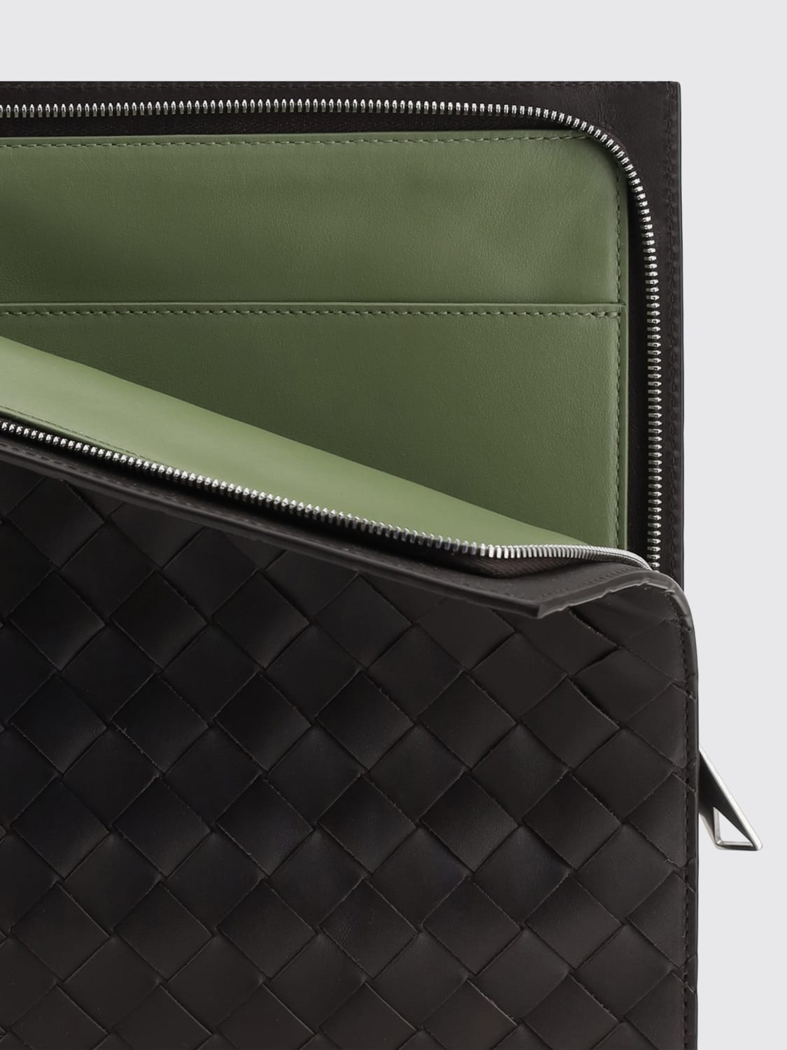 BOTTEGA VENETA PORTADOCUMENTI: Borsa uomo Bottega Veneta, Marrone - Img 3