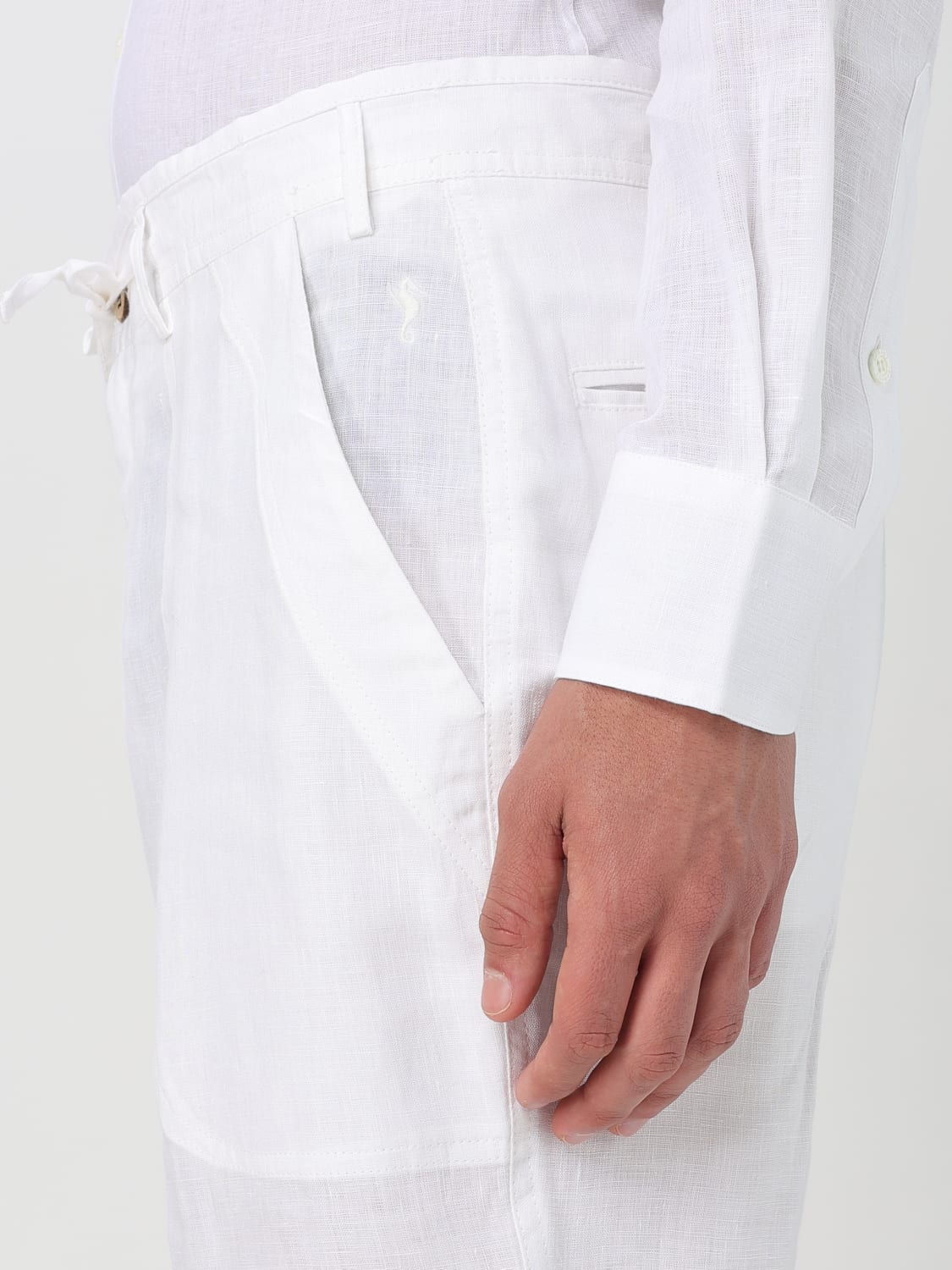 KAMPOS 팬츠: 팬츠 남성 Kampos, 화이트 - Img 3