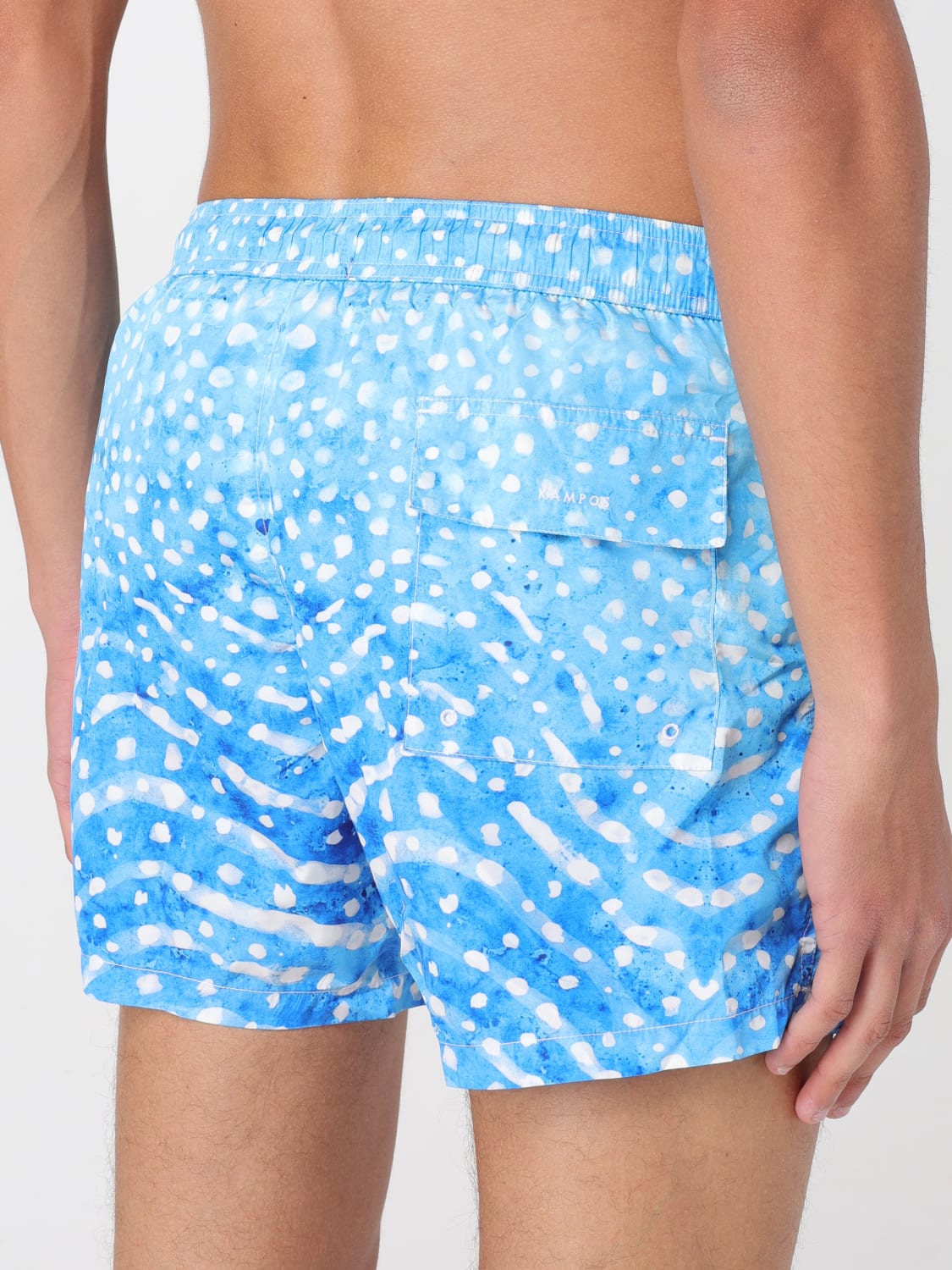 KAMPOS SWIMSUIT: Swimsuit men Kampos, Gnawed Blue - Img 3