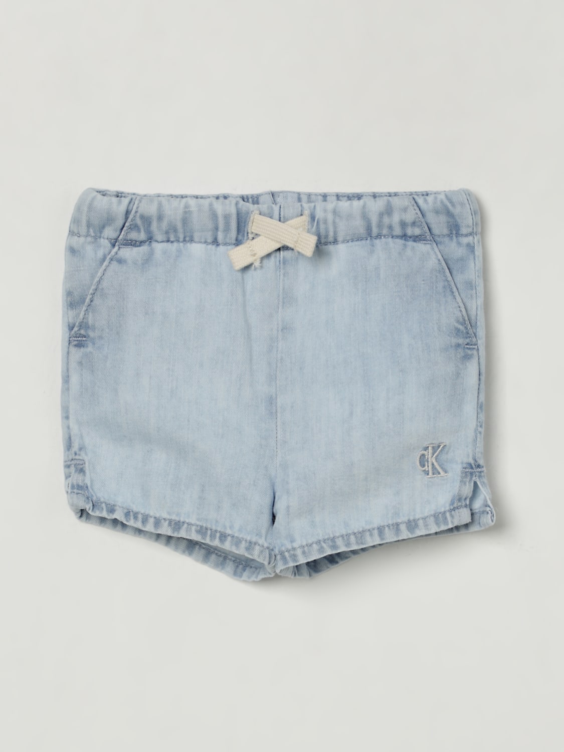 CALVIN KLEIN SHORTS: Short kids Calvin Klein, Denim - Img 1