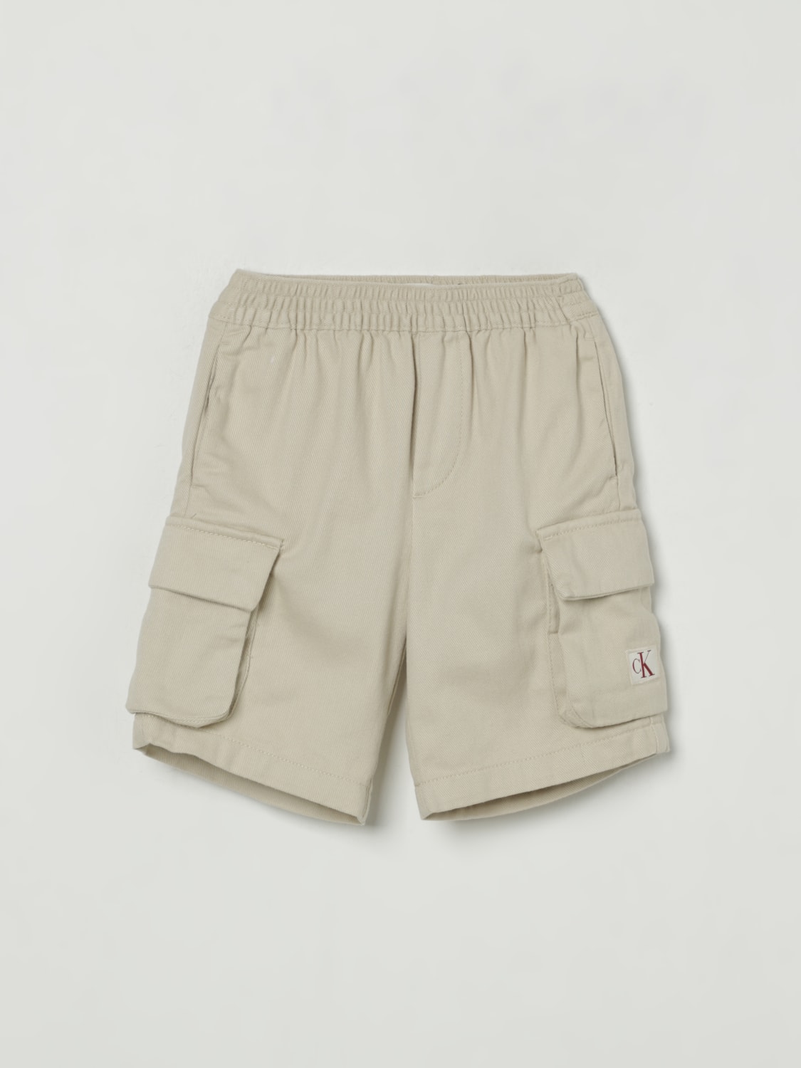CALVIN KLEIN SHORTS: Shorts kids Calvin Klein, Beige - Img 1