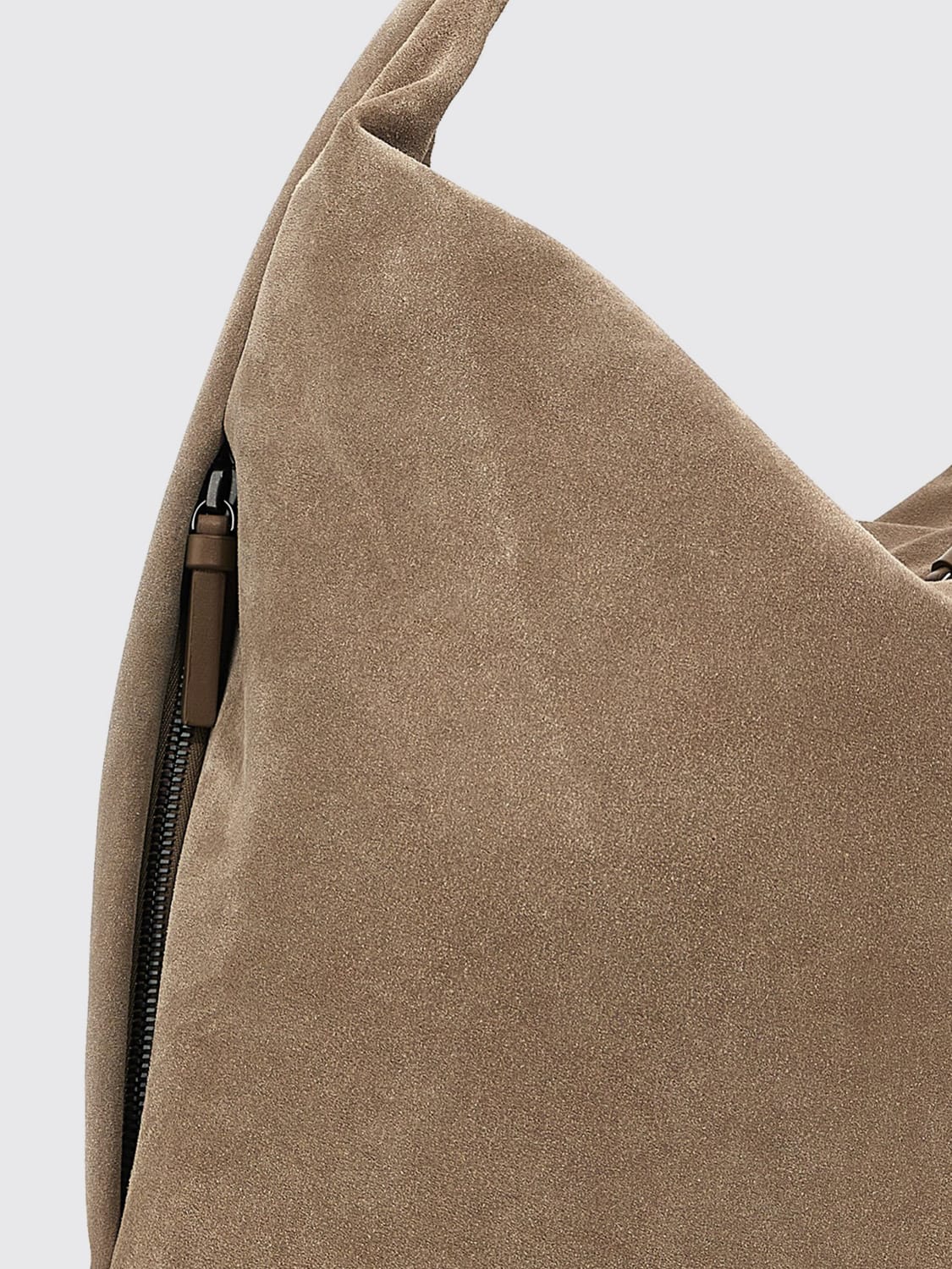 BRUNELLO CUCINELLI SHOULDER BAG: Shoulder bag woman Brunello Cucinelli, Grey - Img 3