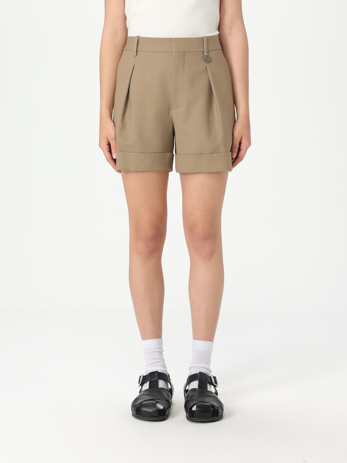 ショートパンツ BURBERRY Woman Short Beige 8106440 BURBERRY: Short woman - Beige | Burberry short 8106440