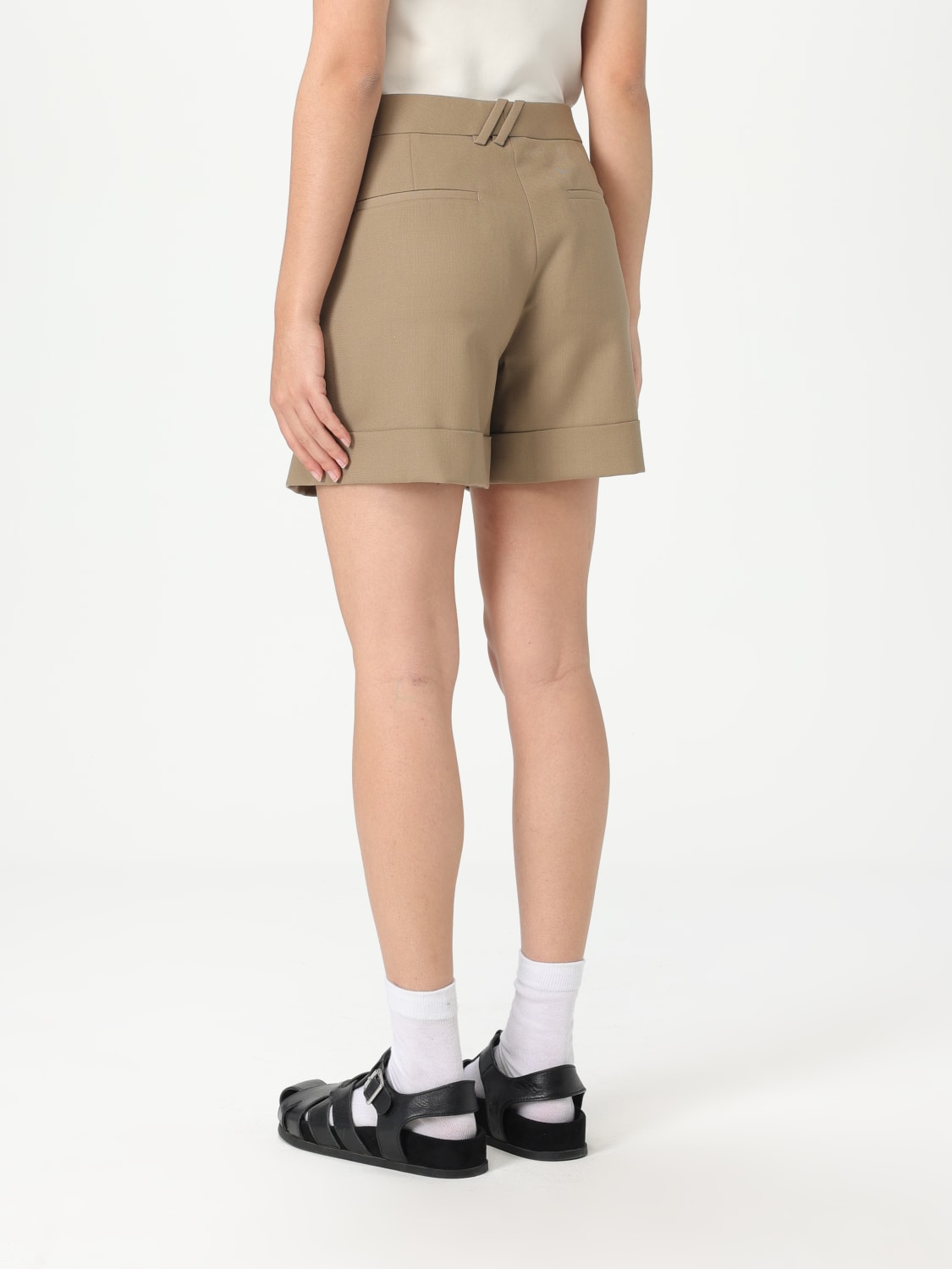 BURBERRY SHORTS: Short woman Burberry, Beige - Img 2