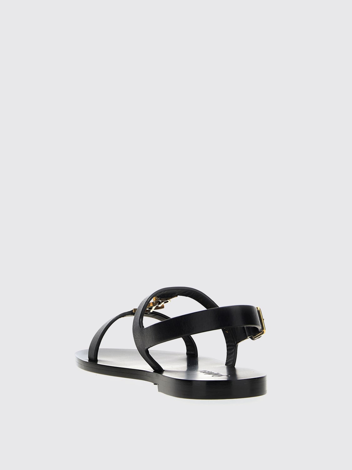 VIP価格.Saint Laurent SANDALO CASSANDRE IN PELLE CASSANDRE slides in smooth leather | Saint Laurent | YSL NL