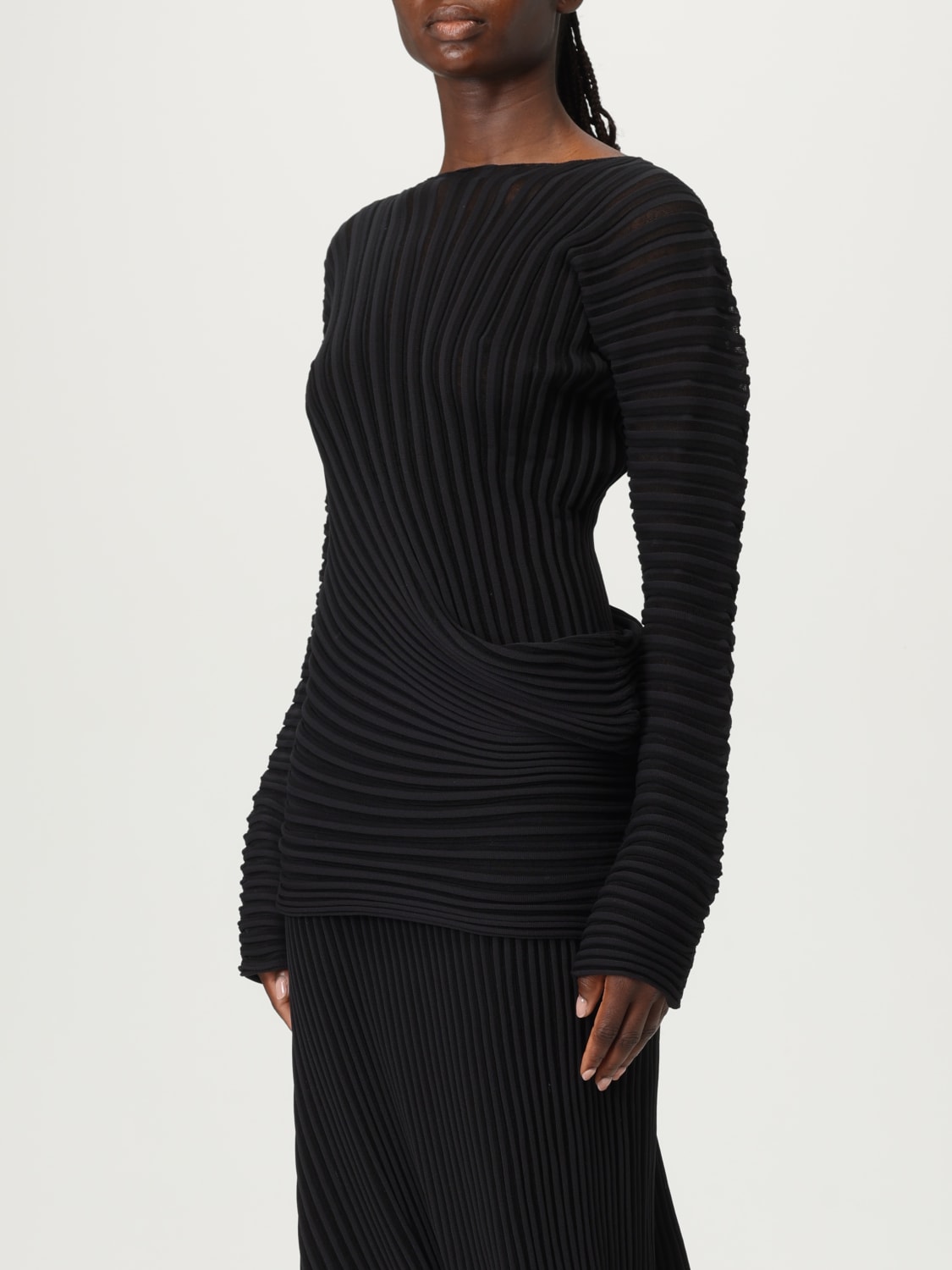ISSEY MIYAKE TOP: Top mujer Issey Miyake, Negro - Img 4