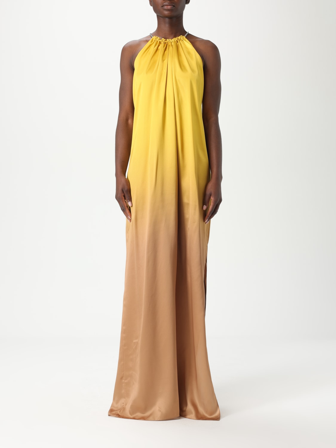 ワンピース MAX MARA Woman Dress Yellow 2511221114600 002 MAX MARA: Dress woman - Yellow | Max Mara dress
