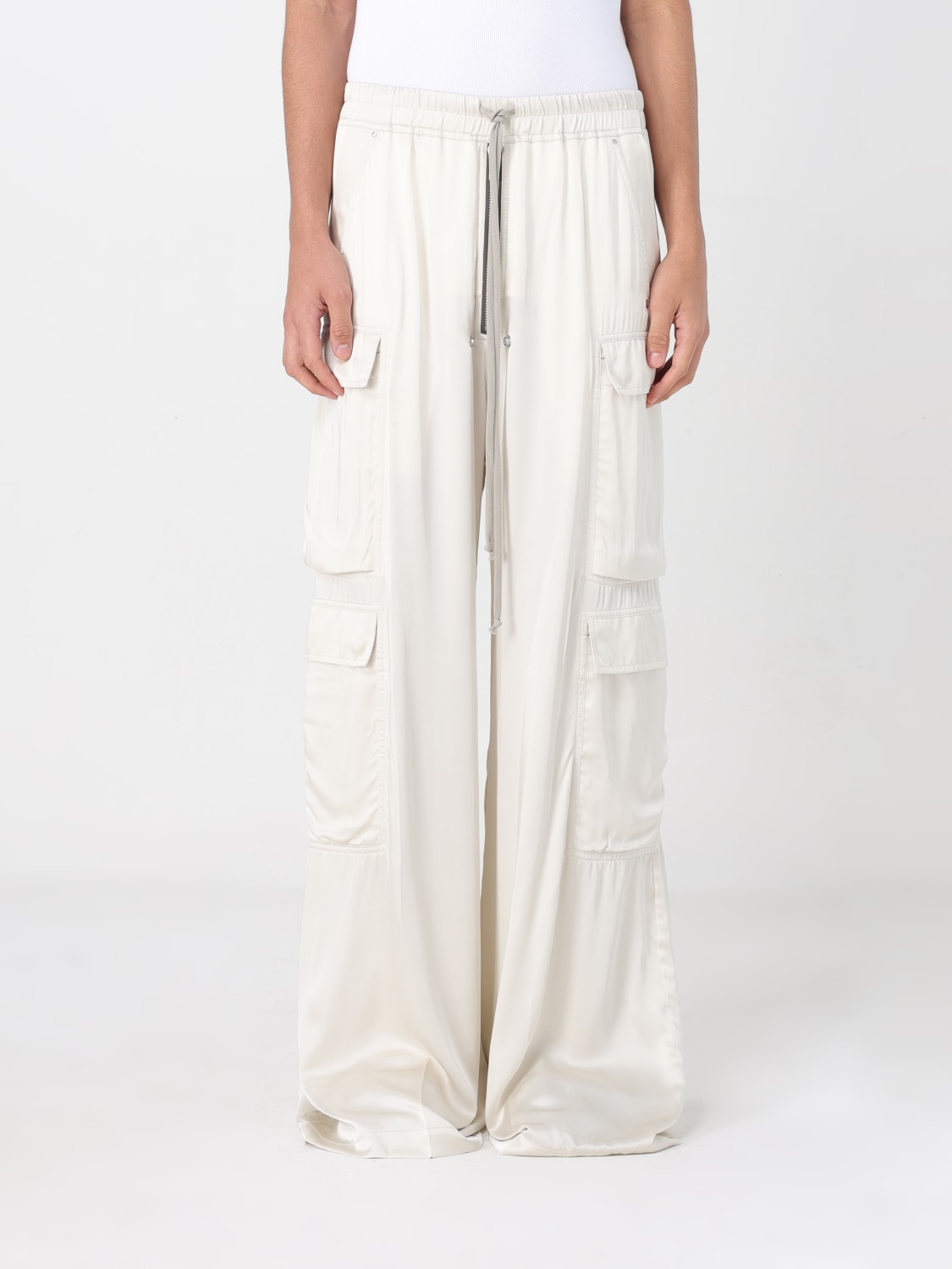 RICK OWENS PANTS: Pants men Rick Owens, Beige - Img 1