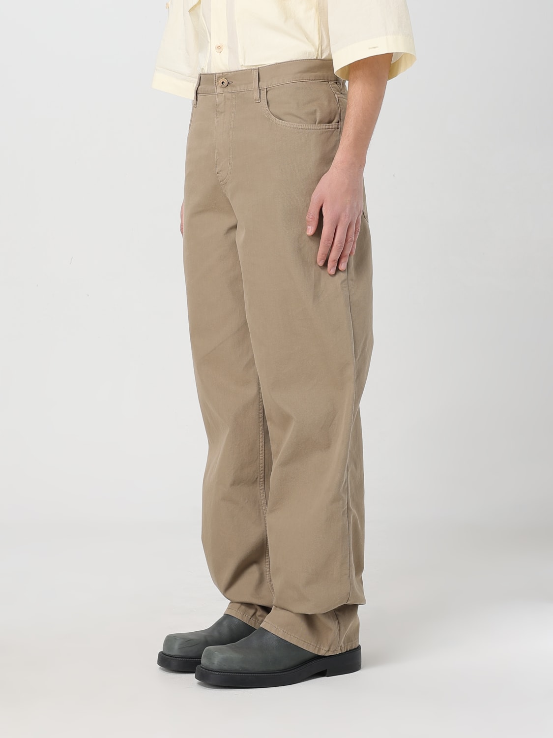 BURBERRY PANTS: Pants men Burberry, Beige - Img 4
