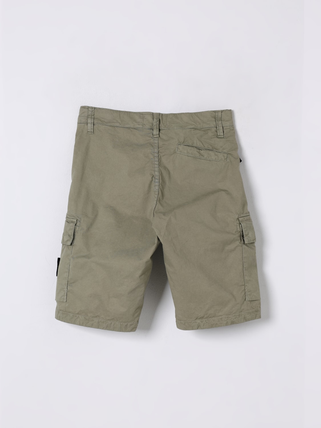 STONE ISLAND JUNIOR SHORTS: Short kids Stone Island Junior, Kaki - Img 2