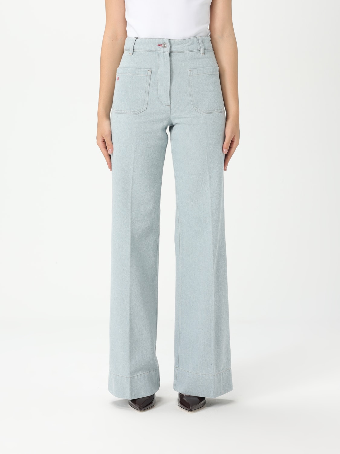 VICTORIA VICTORIA BECKHAM JEANS: Jeans Victoria Victoria Beckham in denim , Blue - Img 1