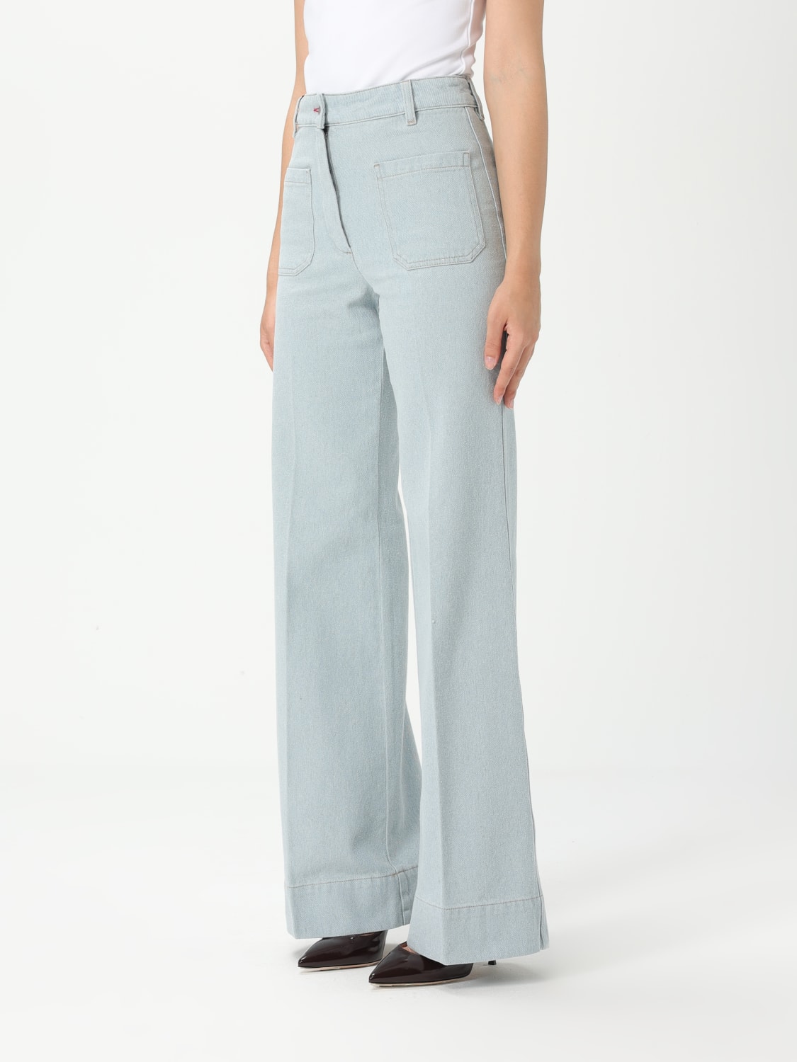 VICTORIA VICTORIA BECKHAM JEANS: Jeans Victoria Victoria Beckham in denim , Blue - Img 3