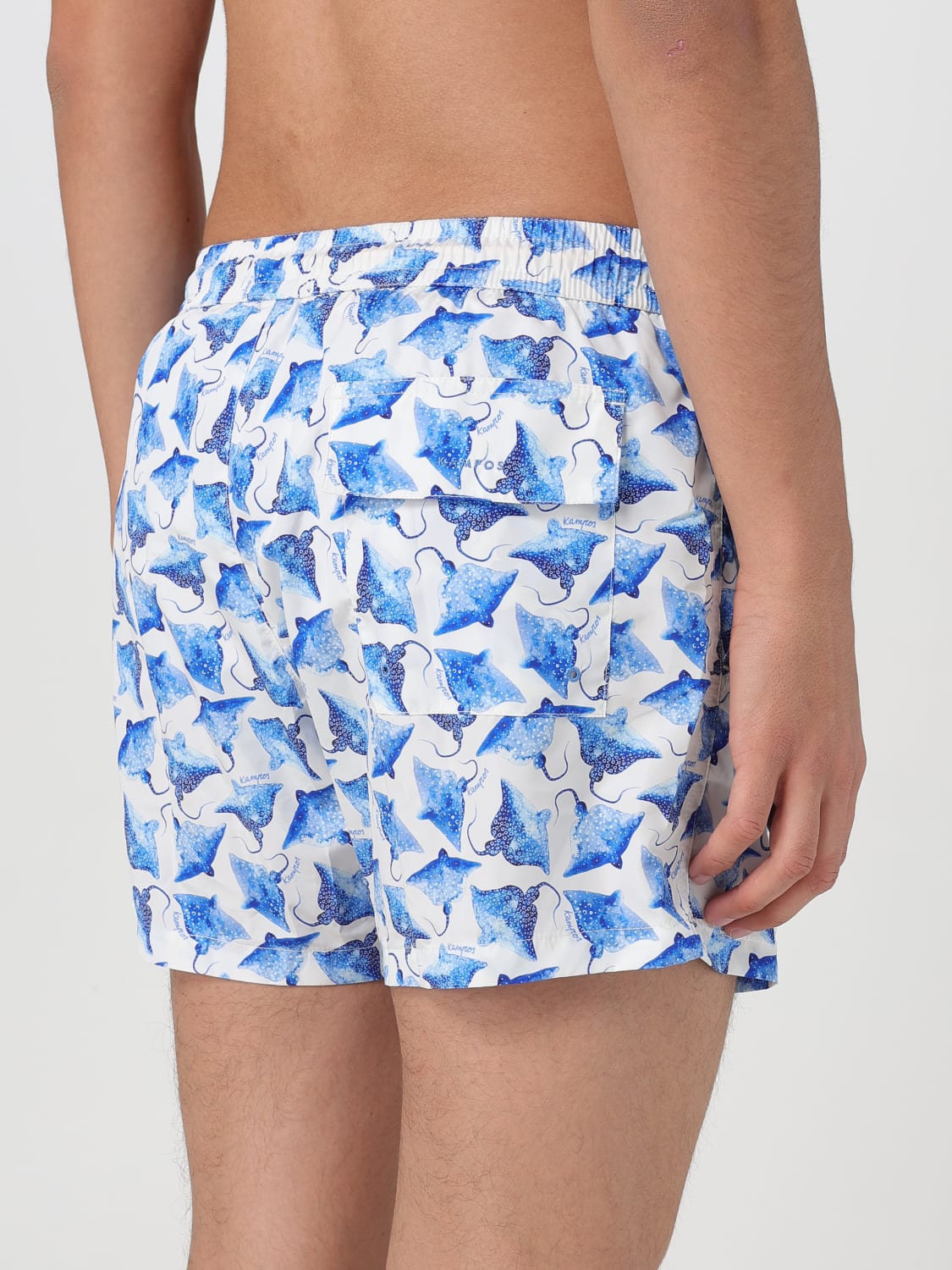 KAMPOS BADEMODE: Bademode herren Kampos, Weiß - Img 3