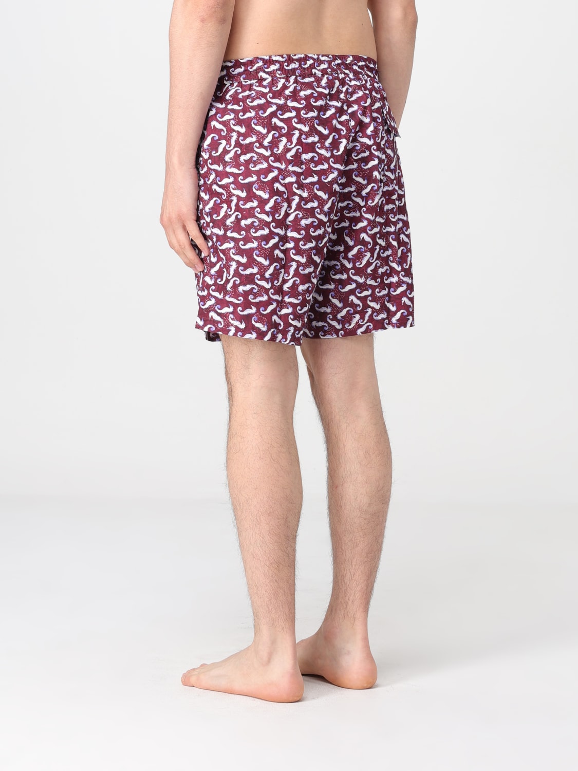 KAMPOS BADEMODE: Bademode herren Kampos, Burgunderrot - Img 2