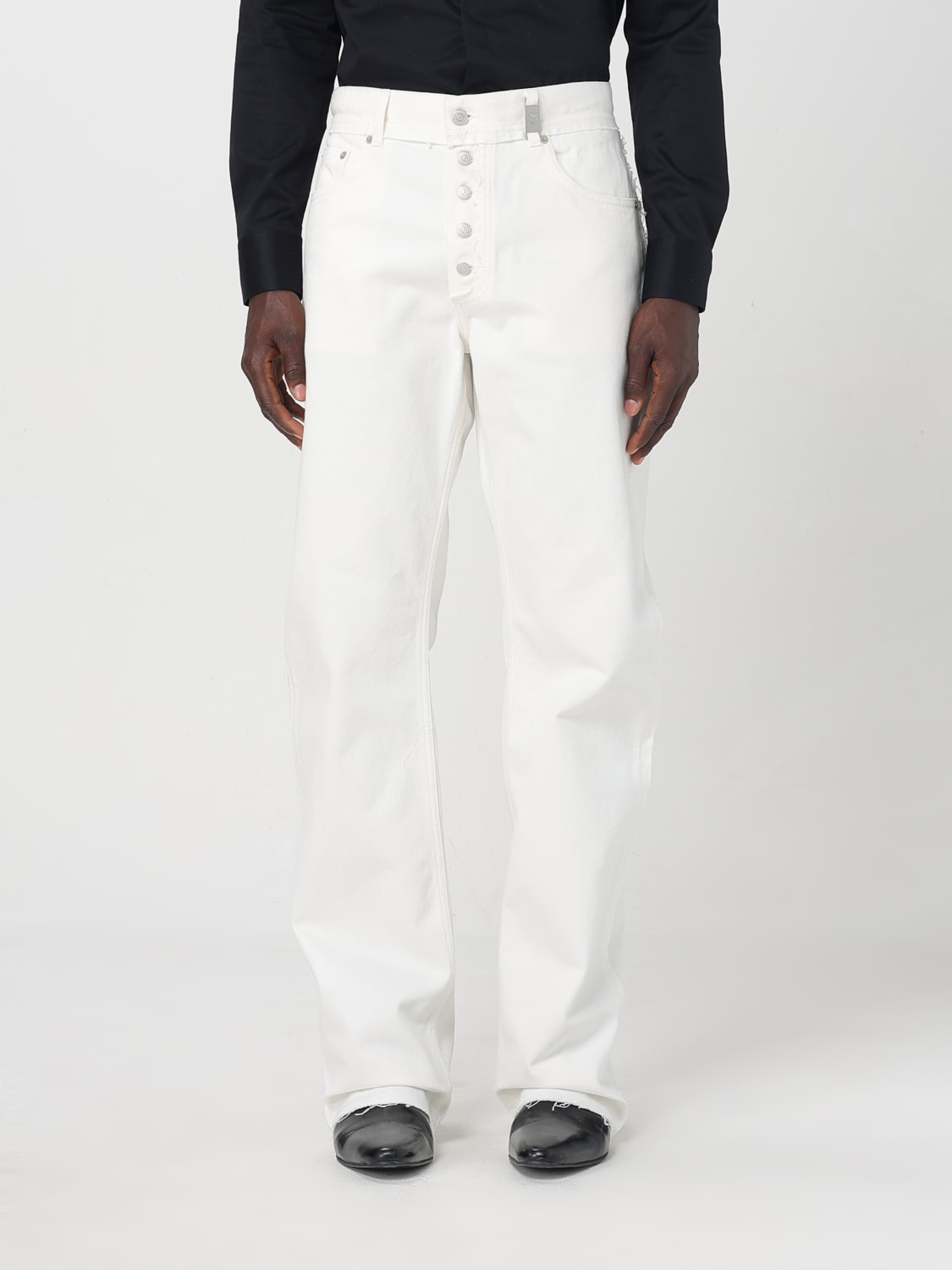 MCQUEEN JEANS: Jeans men McQueen, White - Img 1