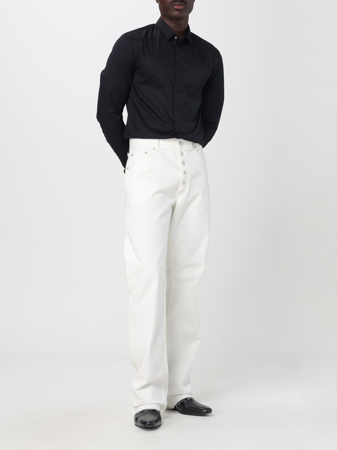 MCQUEEN JEANS: Jeans men McQueen, White - Img 2