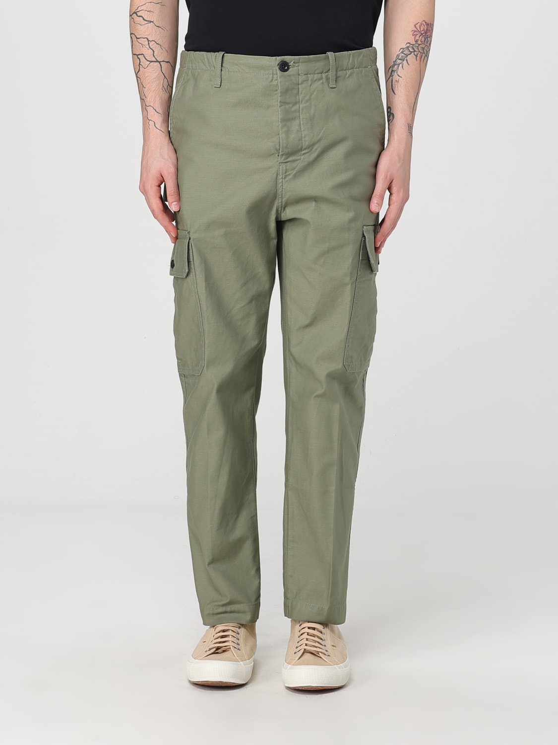 INCOTEX PANTS: Jeans men Incotex, Green - Img 1