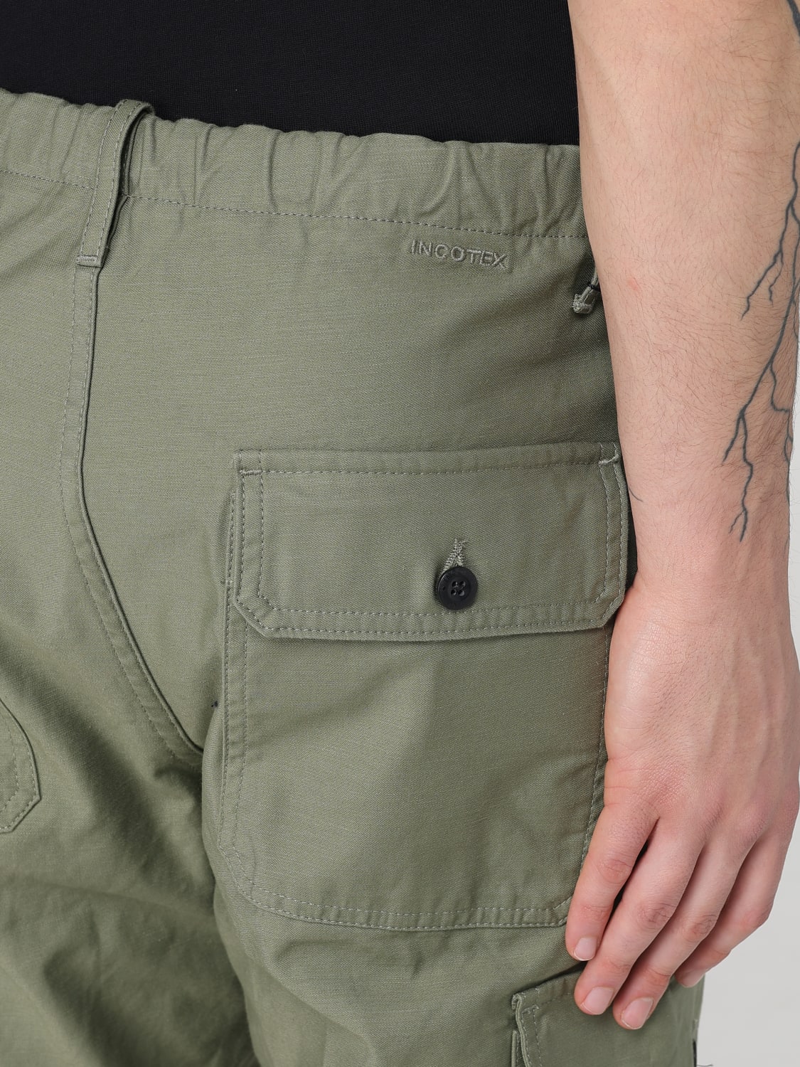 INCOTEX PANTS: Jeans men Incotex, Green - Img 3