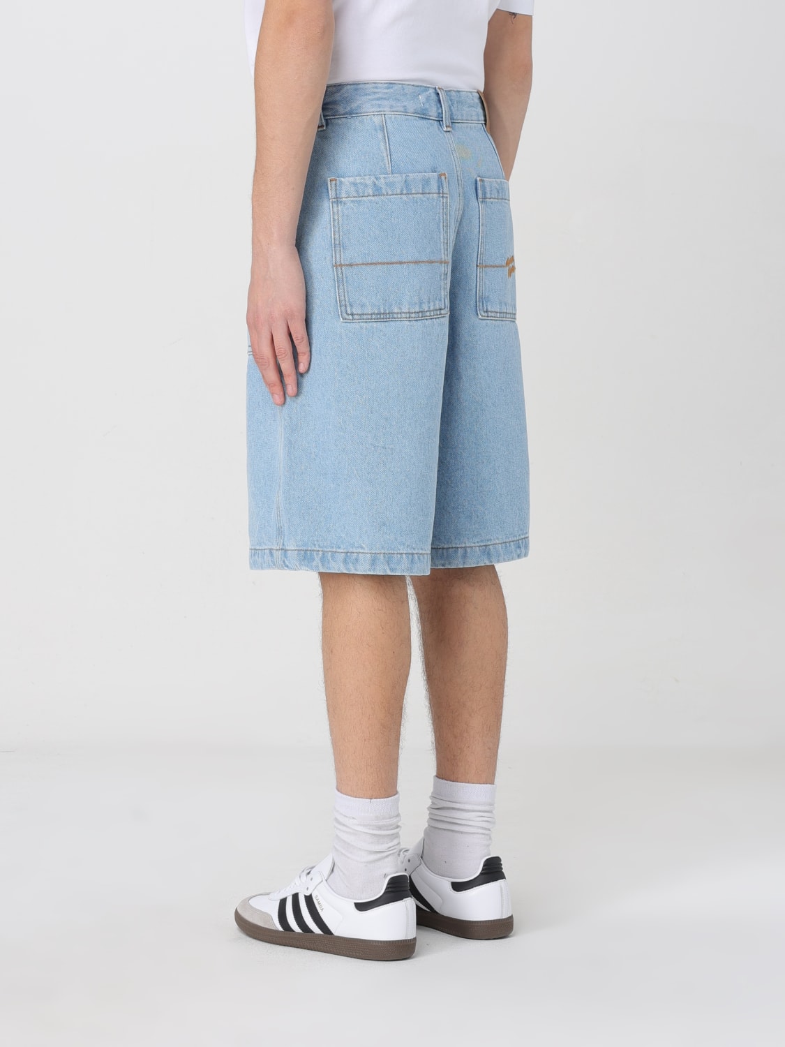 MAISON KITSUNÉ SHORTS: Short men Maison KitsunÉ, Blue - Img 3