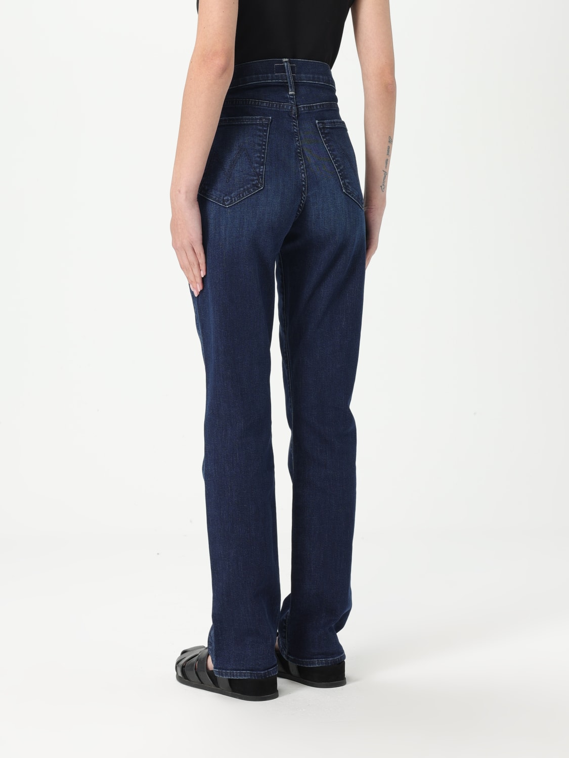 MOTHER VAQUEROS: Vaquero mujer Mother, Azul Oscuro - Img 2