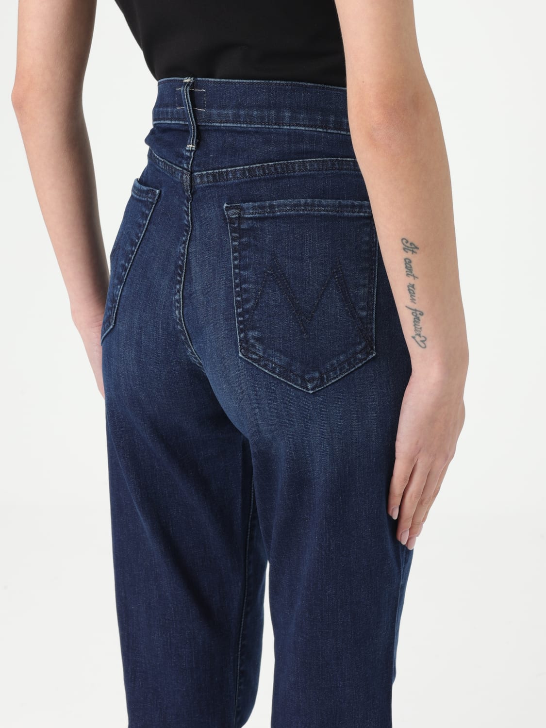 MOTHER VAQUEROS: Vaquero mujer Mother, Azul Oscuro - Img 3