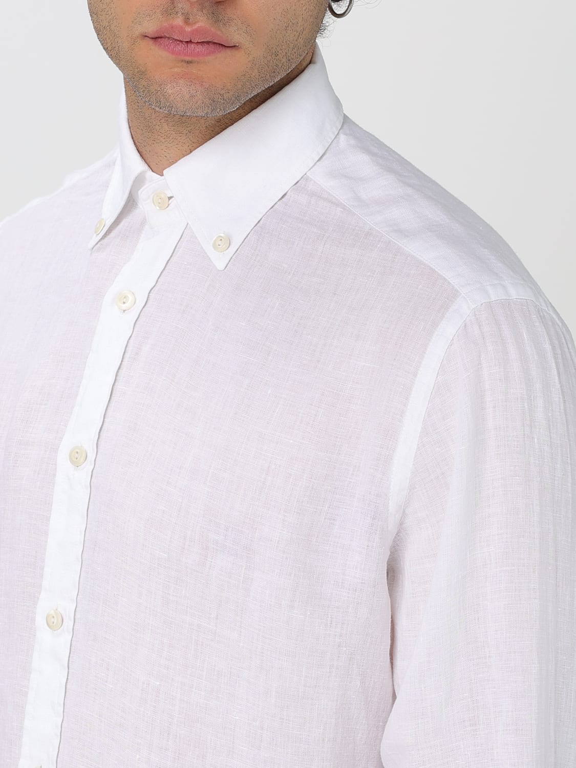 TINTORIA MATTEI SHIRT: Shirt men Tintoria Mattei, White - Img 3