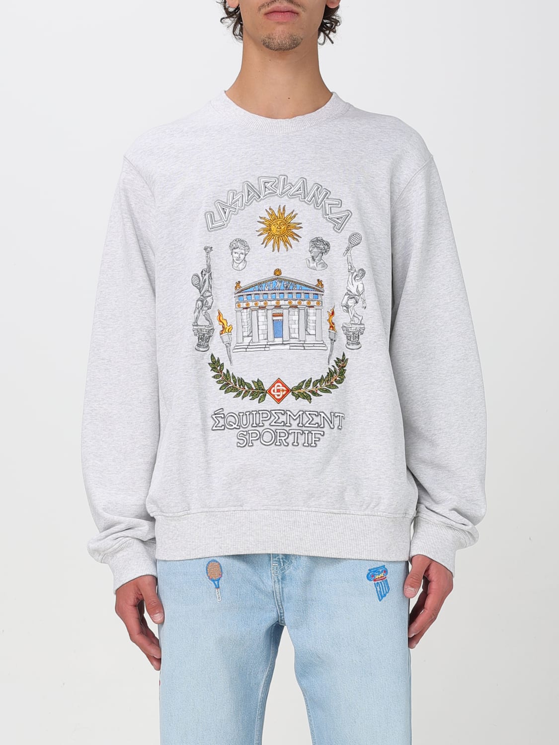 CASABLANCA SUDADERA: Sudadera hombre Casablanca, Gris - Img 1