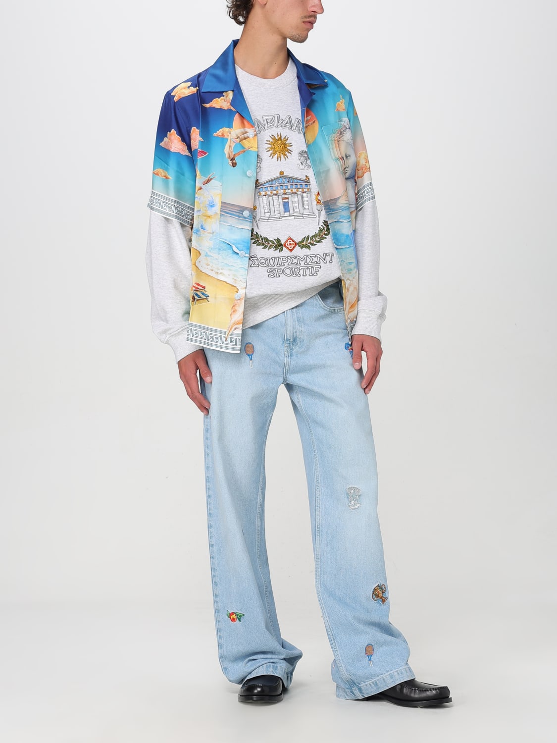 CASABLANCA SUDADERA: Sudadera hombre Casablanca, Gris - Img 2