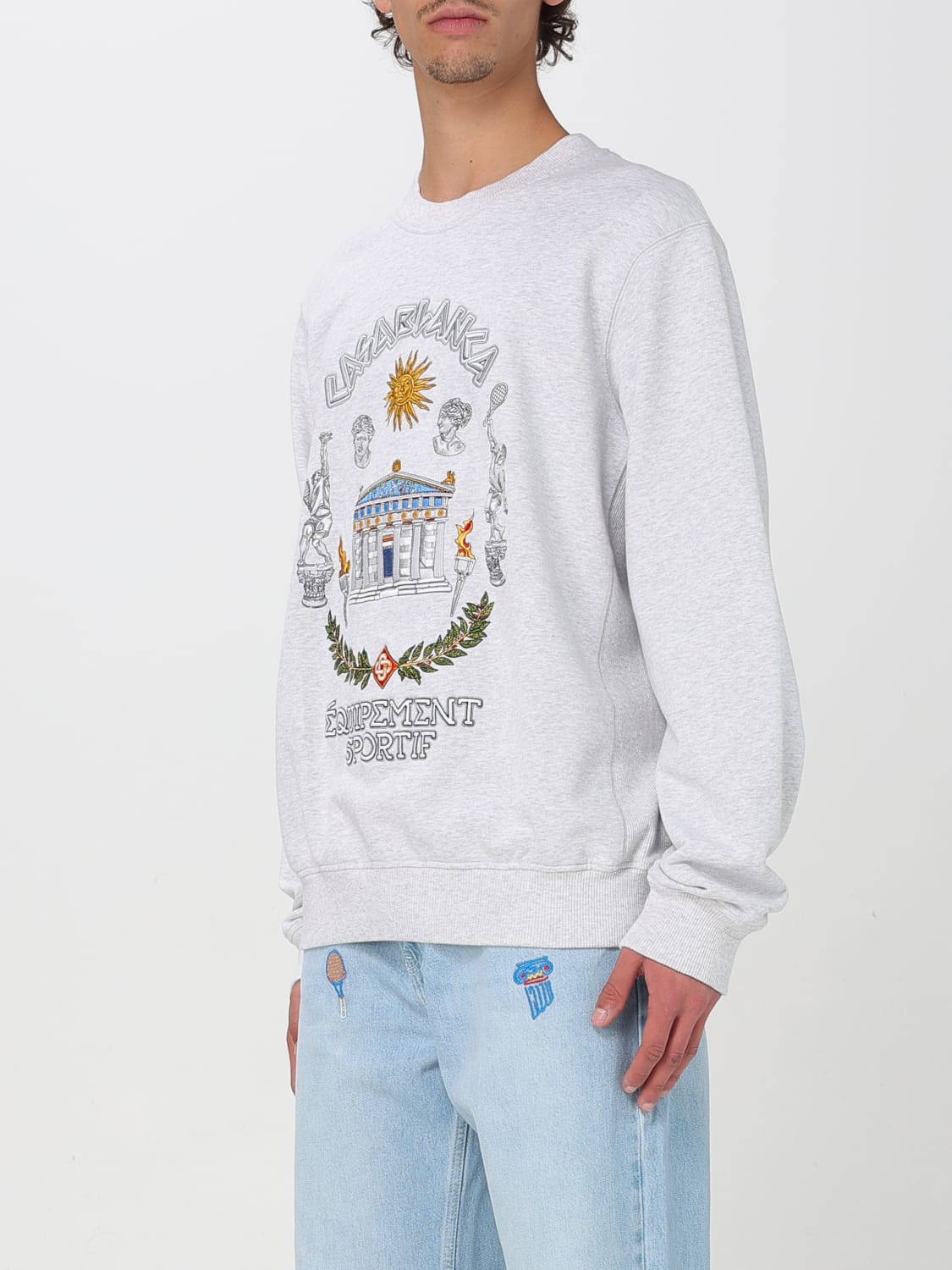 CASABLANCA SUDADERA: Sudadera hombre Casablanca, Gris - Img 4