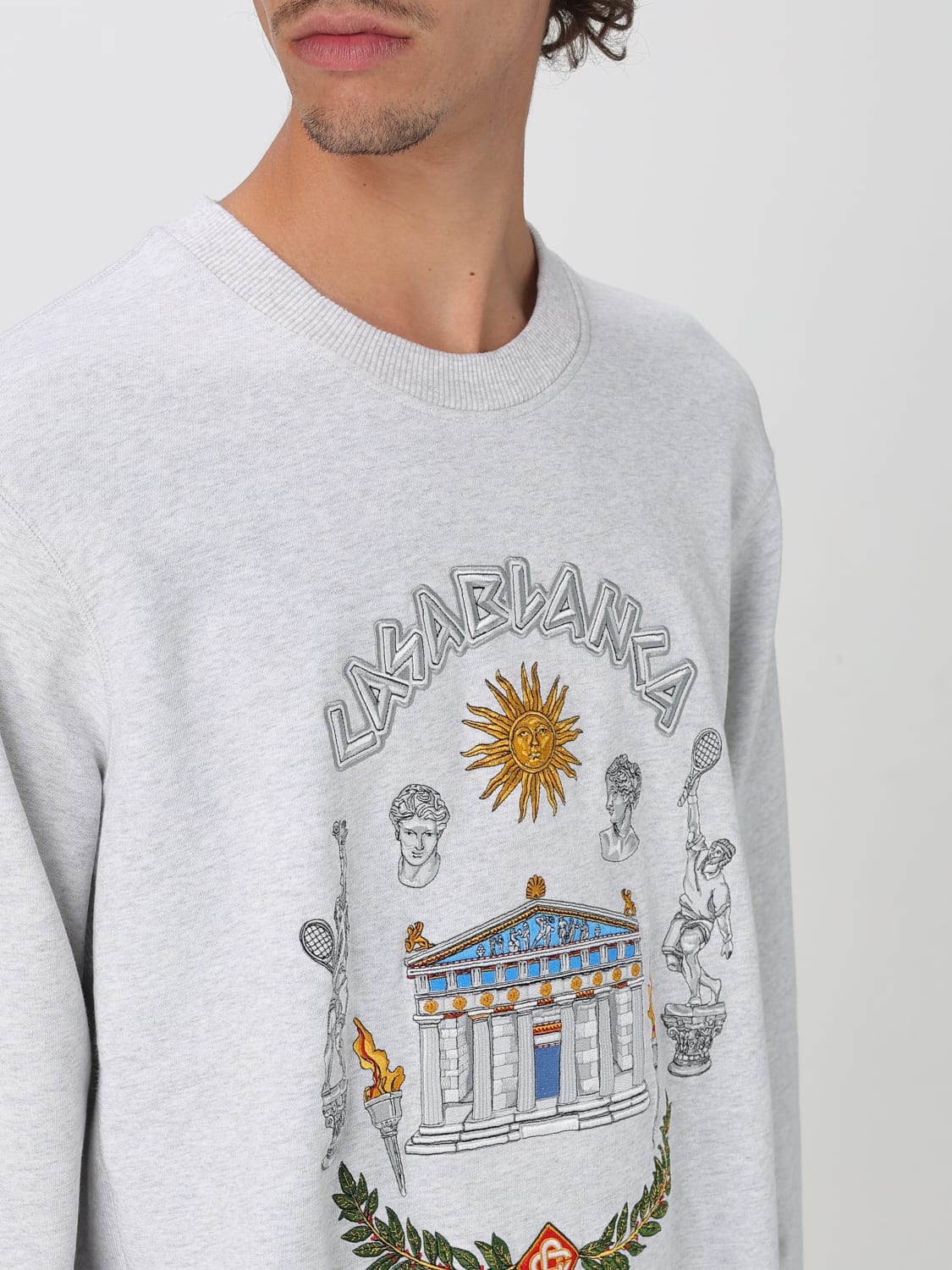 CASABLANCA SUDADERA: Sudadera hombre Casablanca, Gris - Img 5