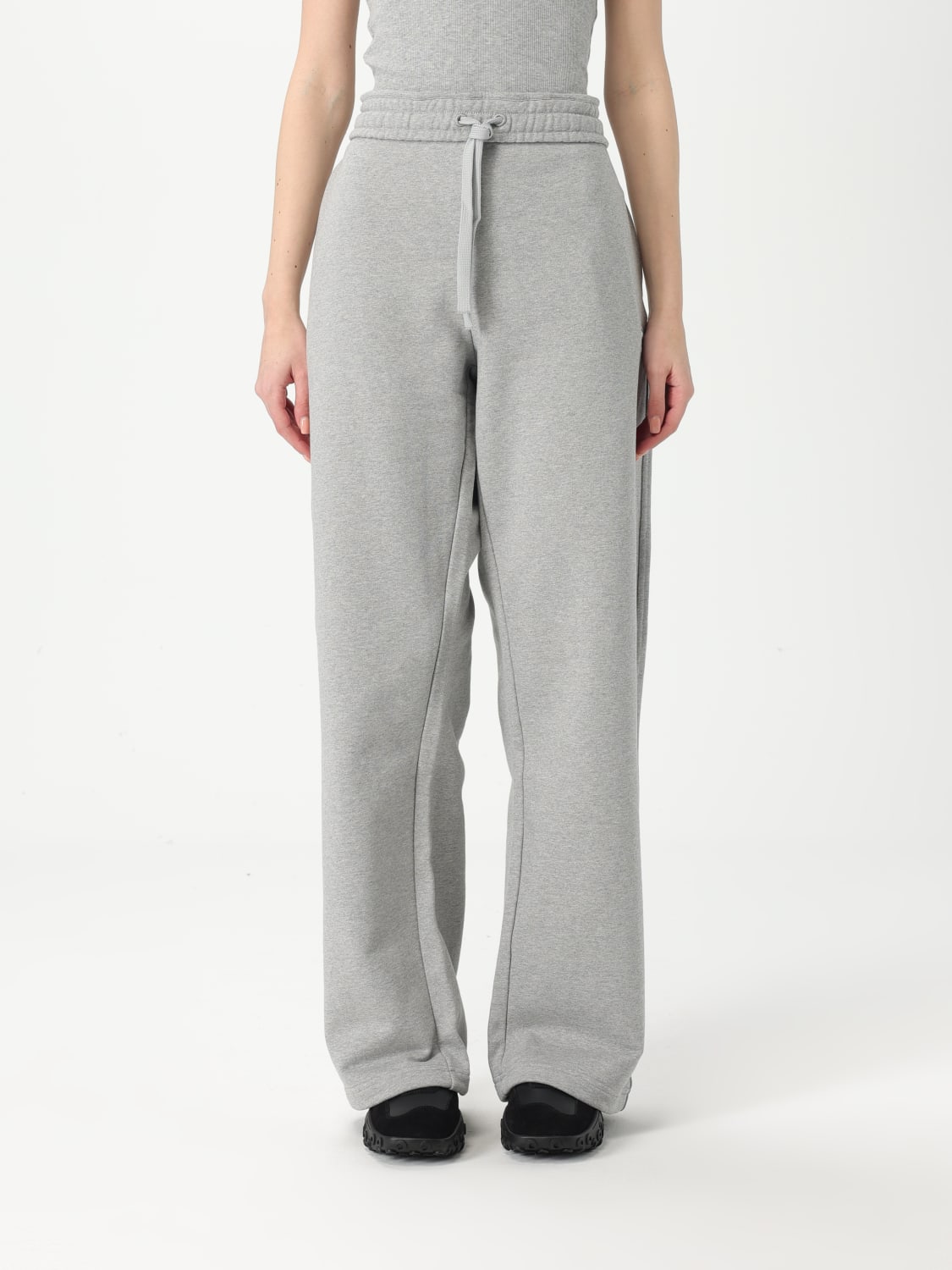 パンツ MARINE SERRE Woman Pants Grey UPA052ACJER0013 GR50 MARINE SERRE: Pants woman - Grey | Marine Serre pants